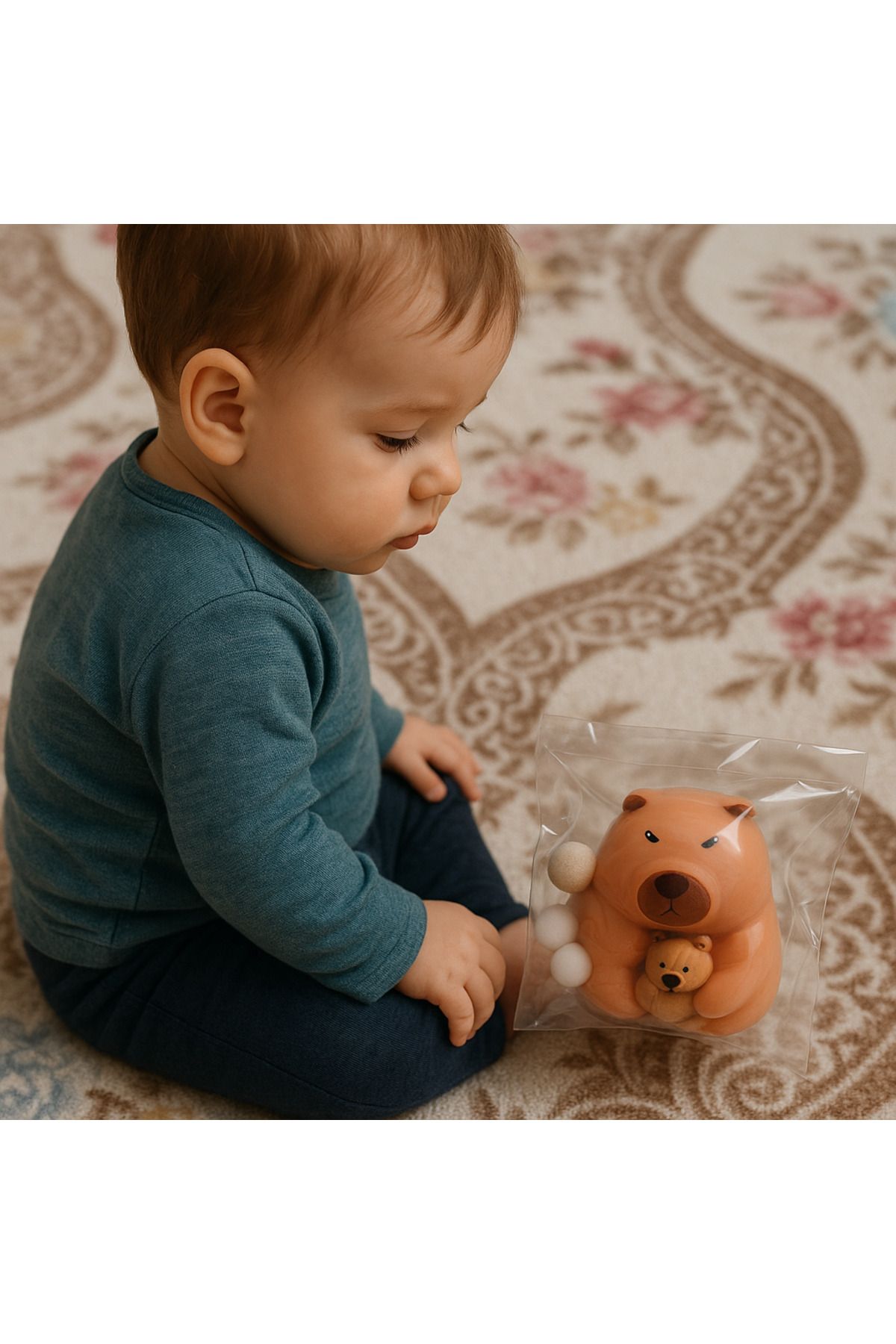sukuşi Capybara Squishy Oyuncak Sevimli Kapibara Yapışkan Sukuşi Sıkma Oyuncağı Uzayan Stres Oyuncağı