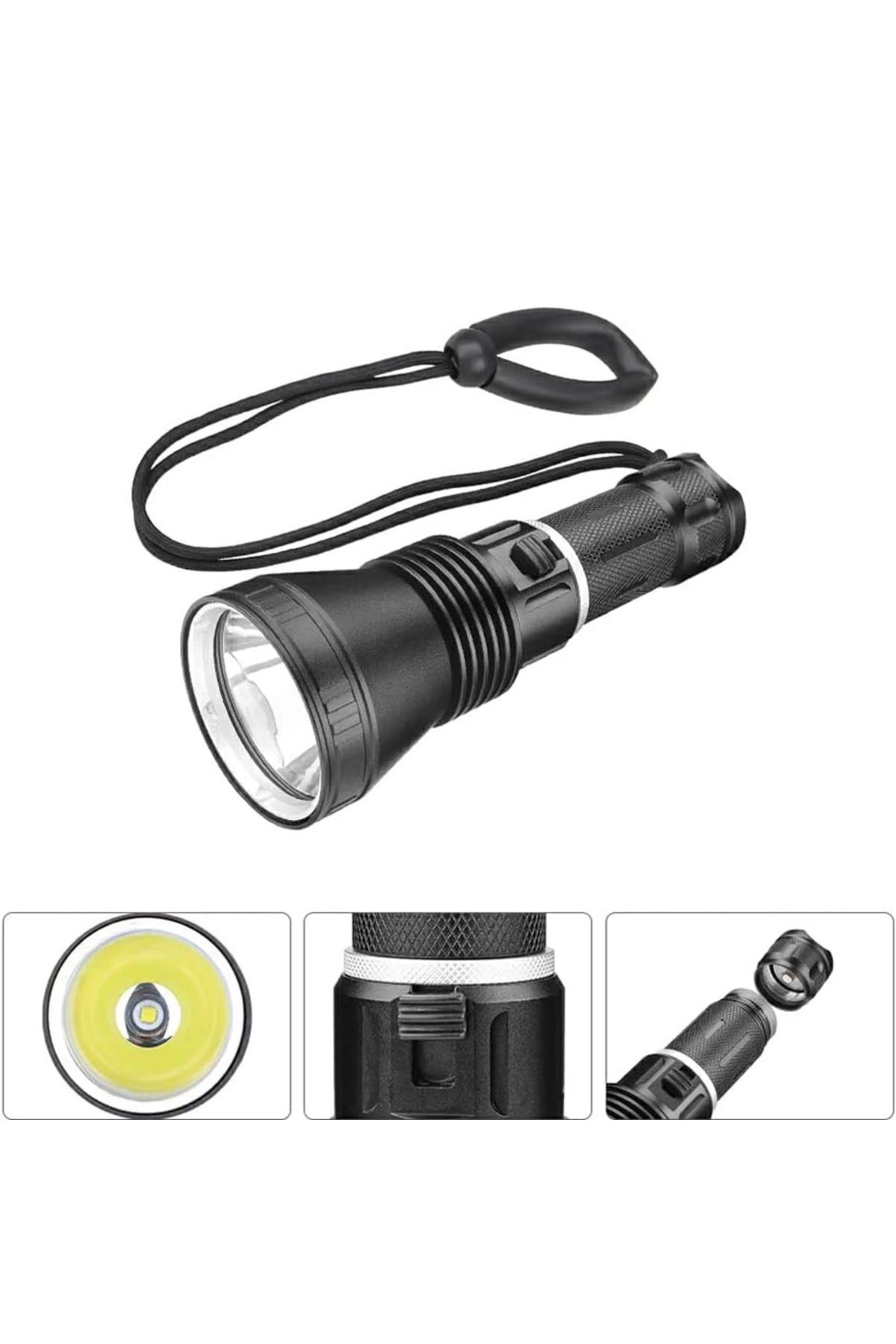 Nemere 4200 Lümen Profesyonel Şarjlı El Feneri Wt-655