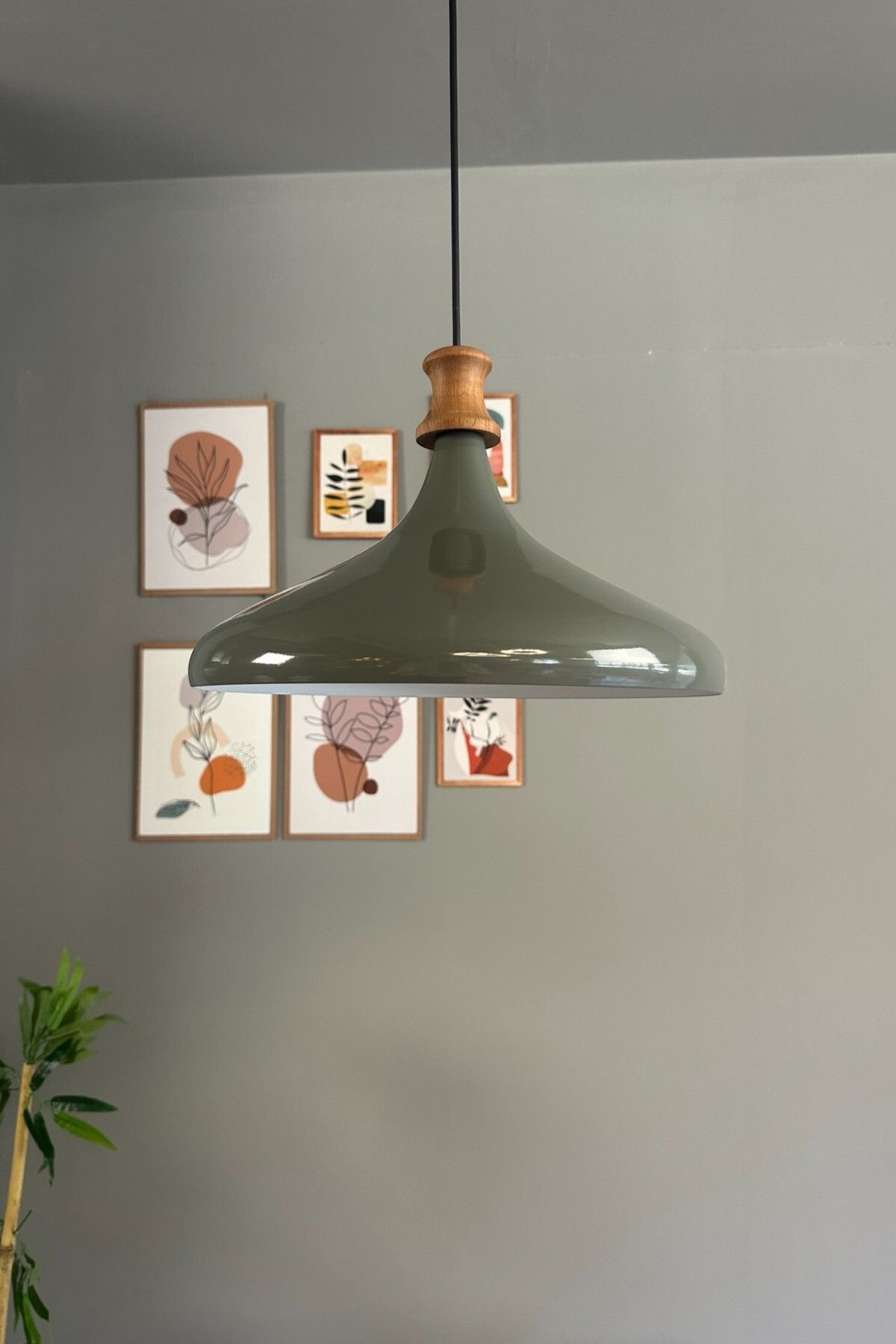 Bamyum Champion Antrasit Piyon Başlık Tekli Avize Sarkıt Salon Mutfak Cafe Butik Lamba Aydınlatma Avizeler