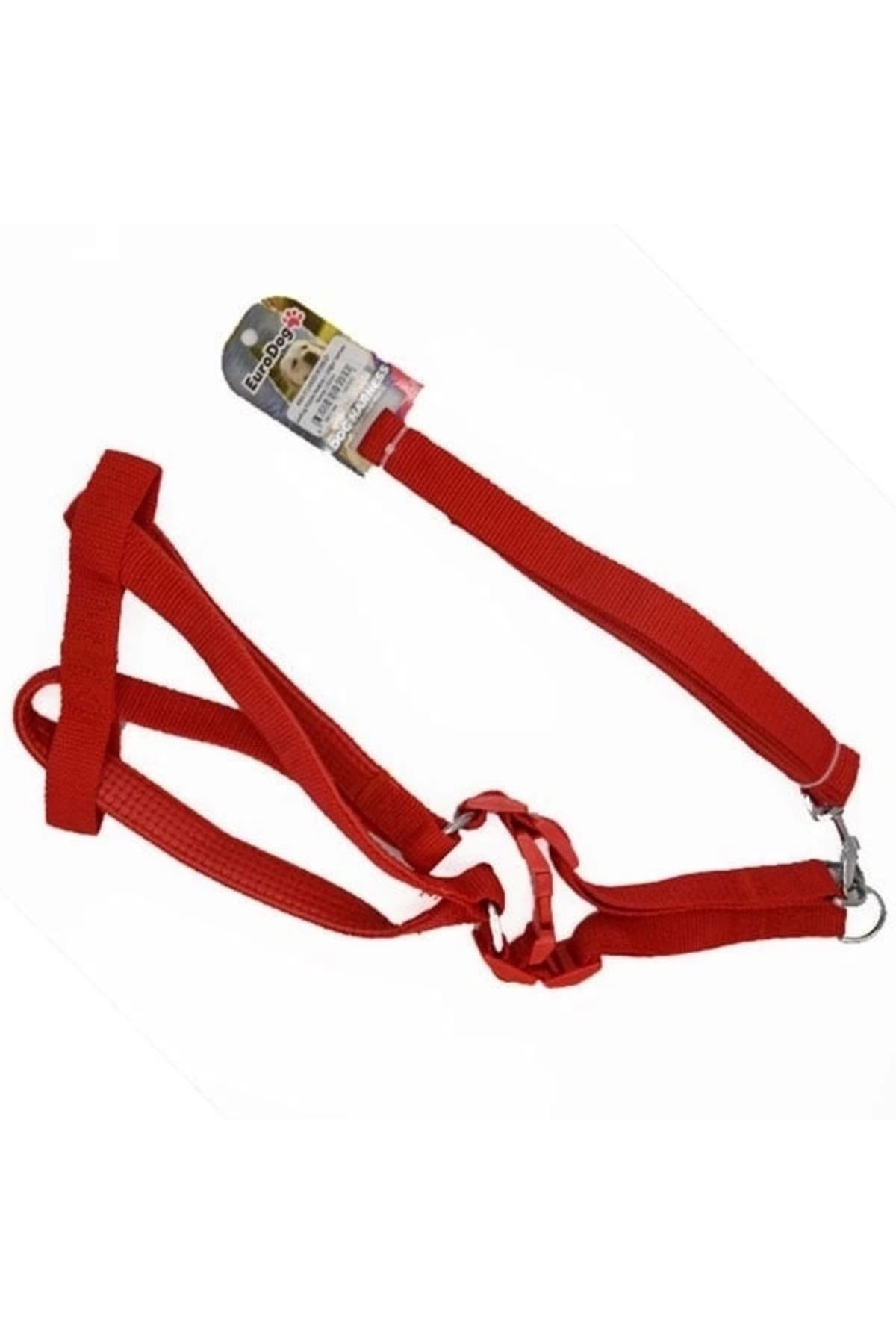 thebestnzm a Tasması ve Göğüs Tasması Takımı Kırmızı 20 Mm 120 Cm