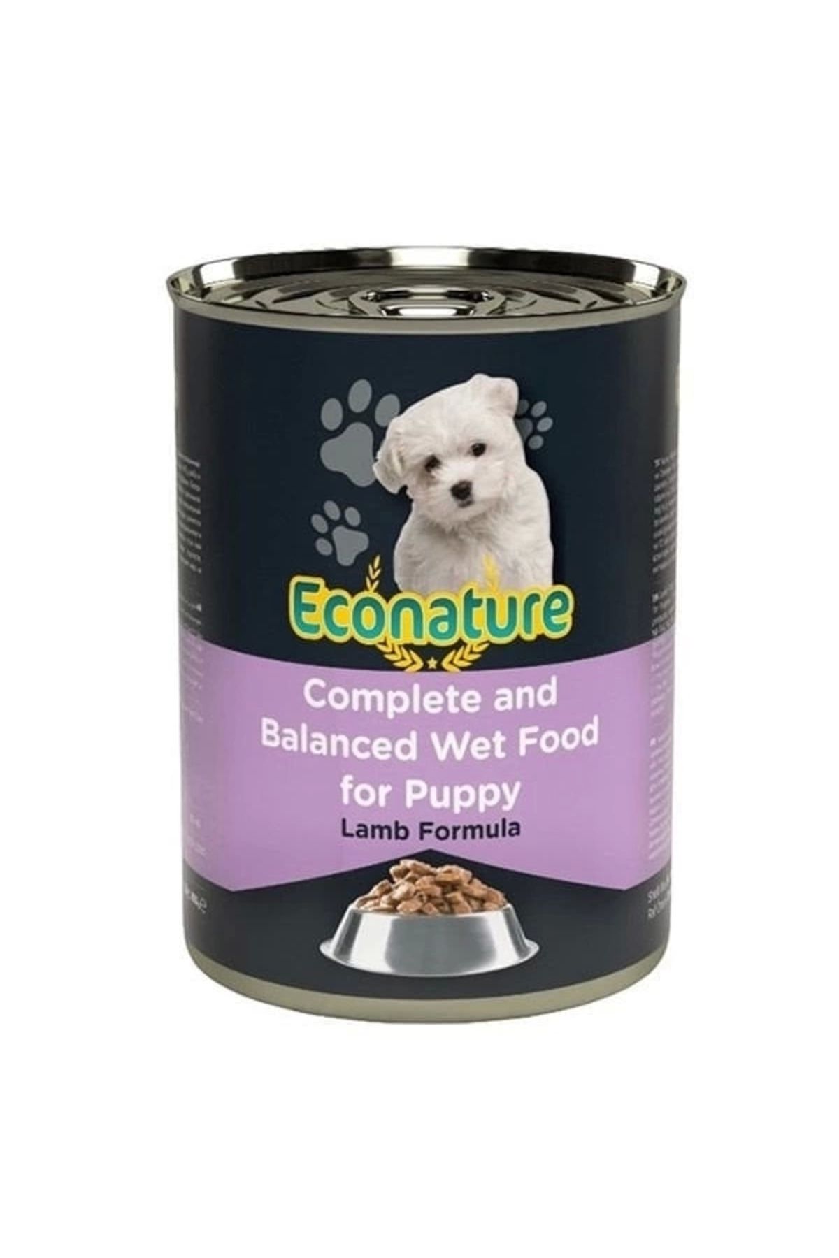 thebestnzm Econature Kuzu Etli Yavru Köpek Konservesi 400 Gr