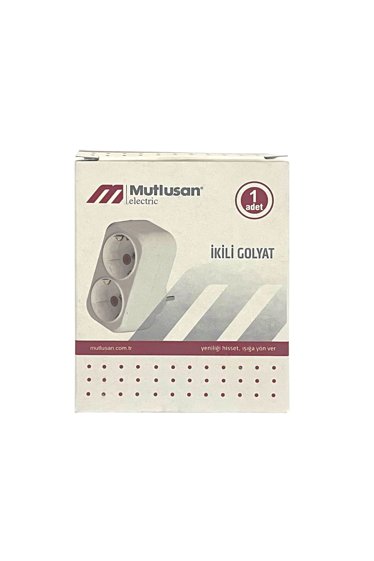 Mutlusan İkili Golyat Sıva Üstü Topraklı Grup Priz 001 170 033003 00 00