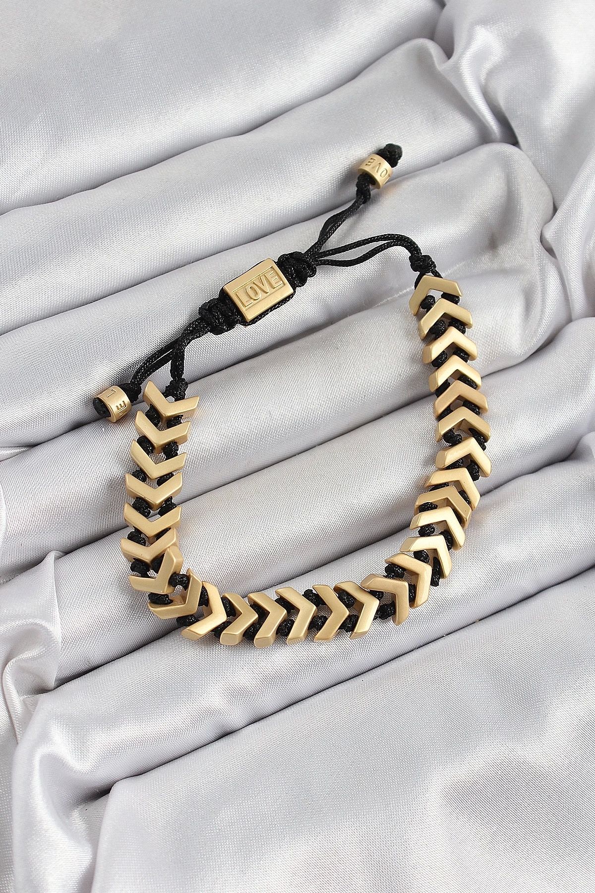 GLIMMERY Pirinç Asansörlü Gold Renk Juju Kadın Bileklik