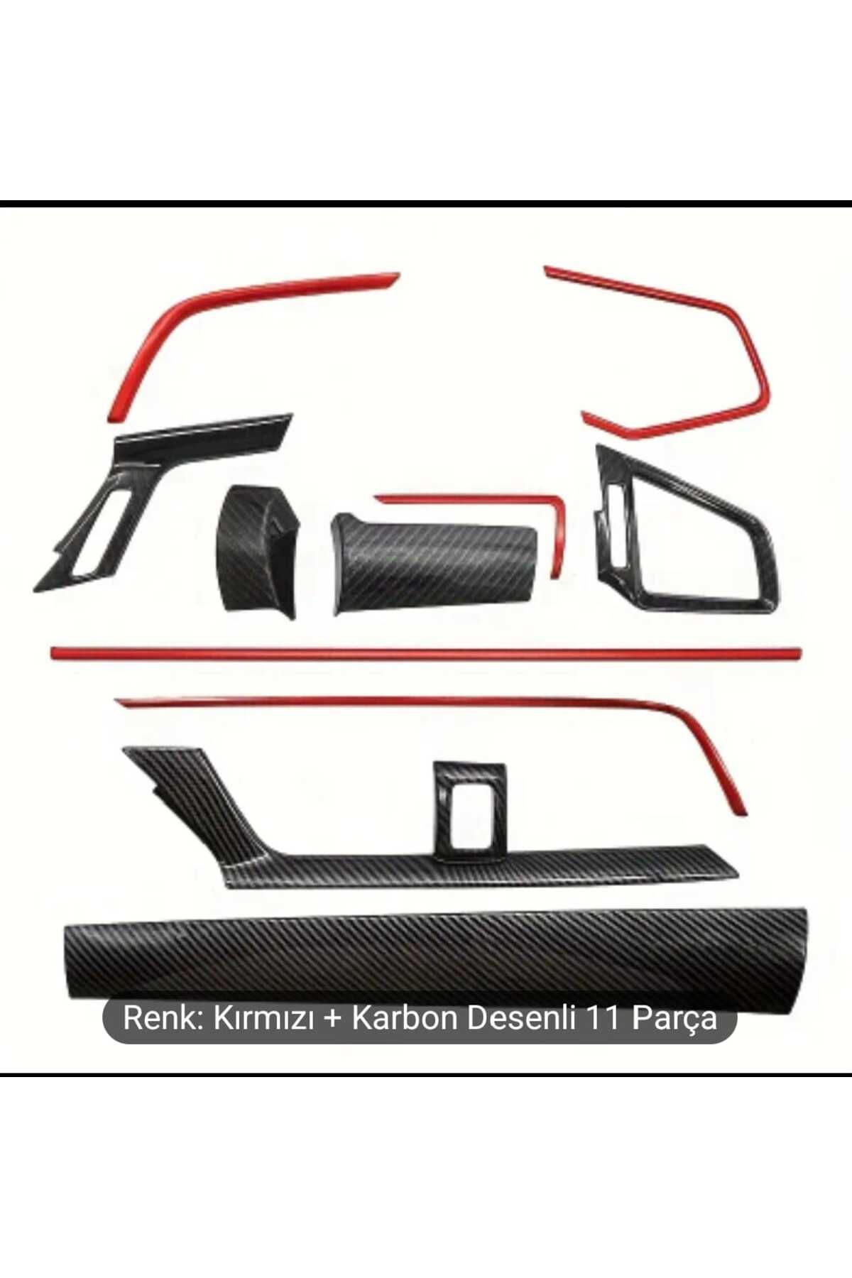 pazarella Honda civic FC5 Karbon Kaplama Kırmızı