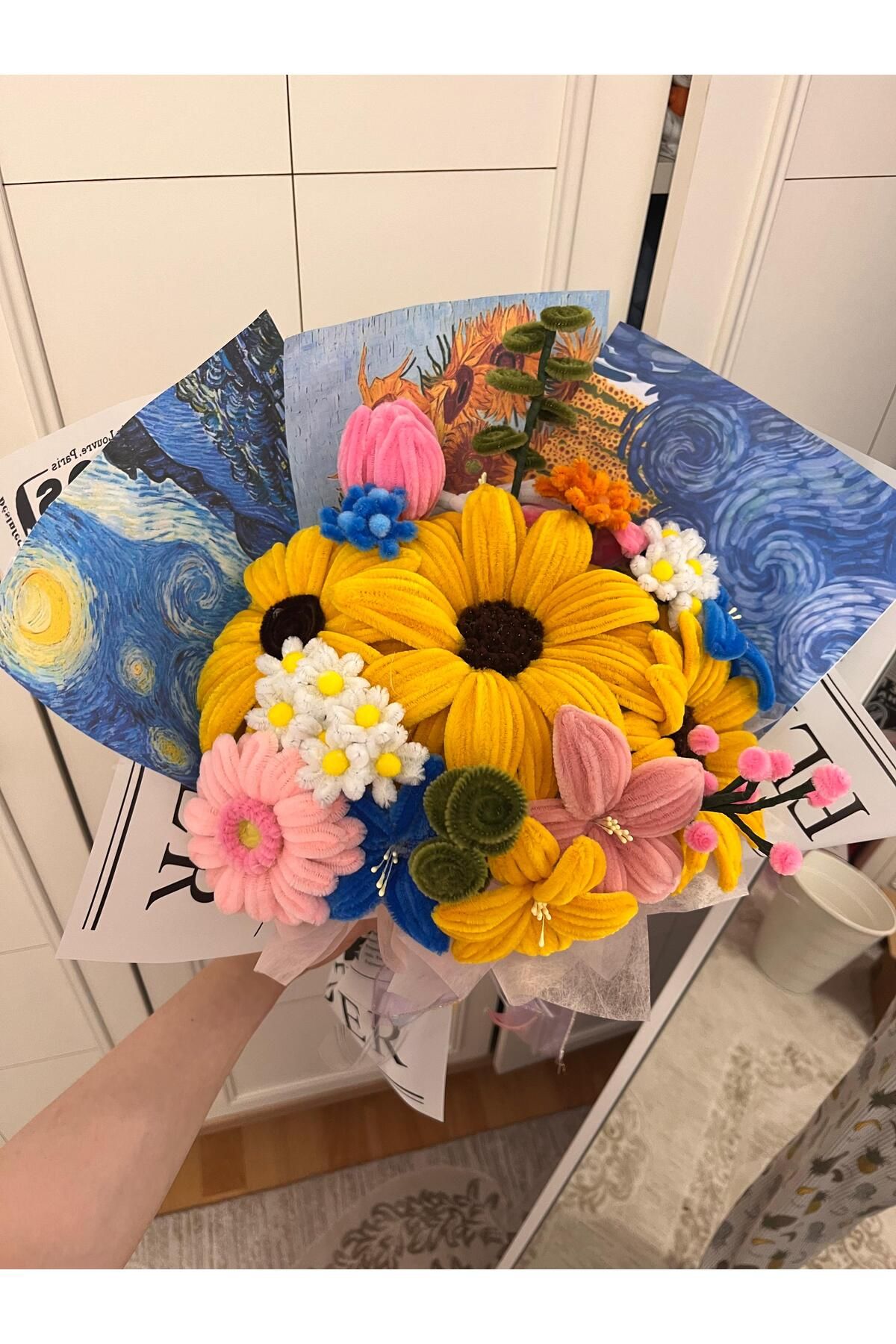DEEFWEAR Van Gogh Çiçek Buketi