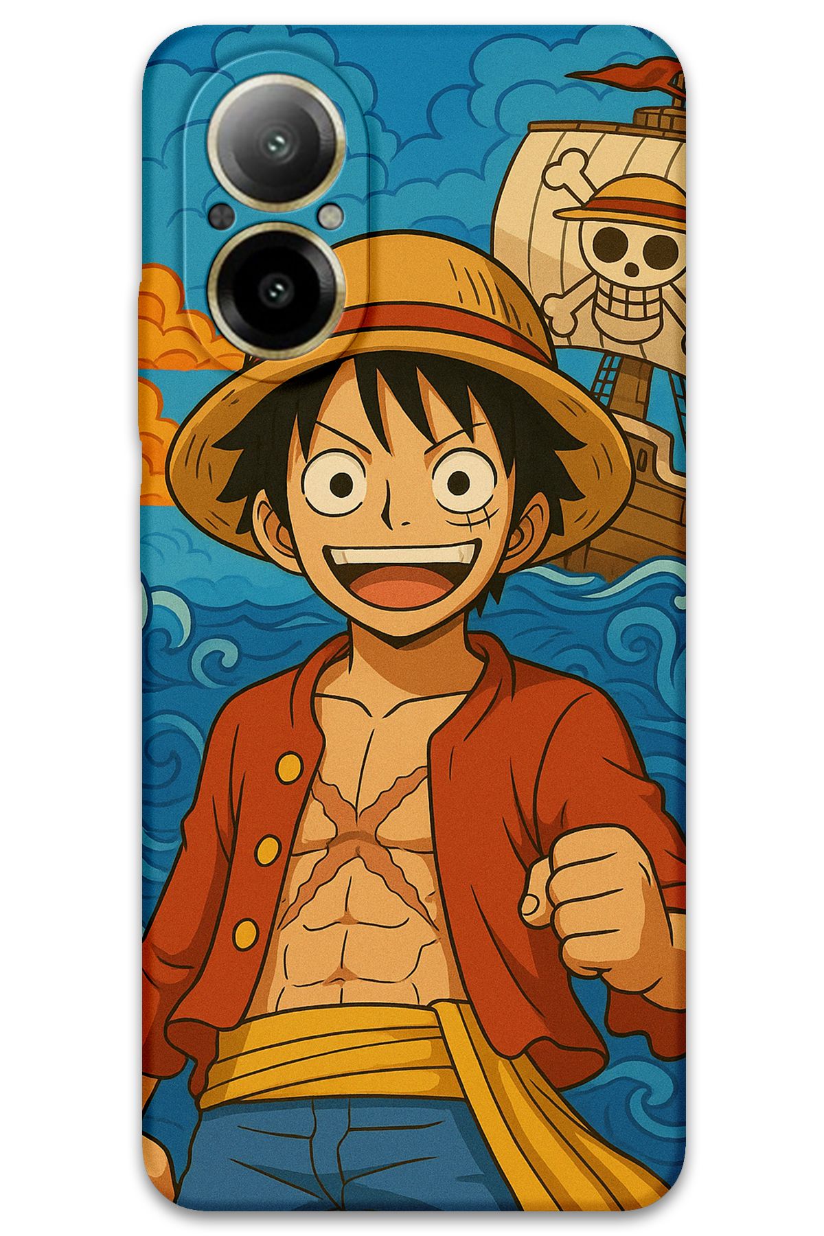 Gramaphone Realme 12 Lite Uyumlu Anime Desenli Telefon Kılıfı + Ekran Koruyucu - 5753