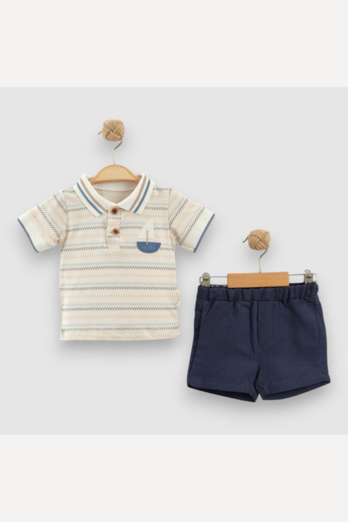 Necix's NECİXS ERKEK BEBE 6/24 AY MARİNE SHİP POLO 2 Lİ TAKIM