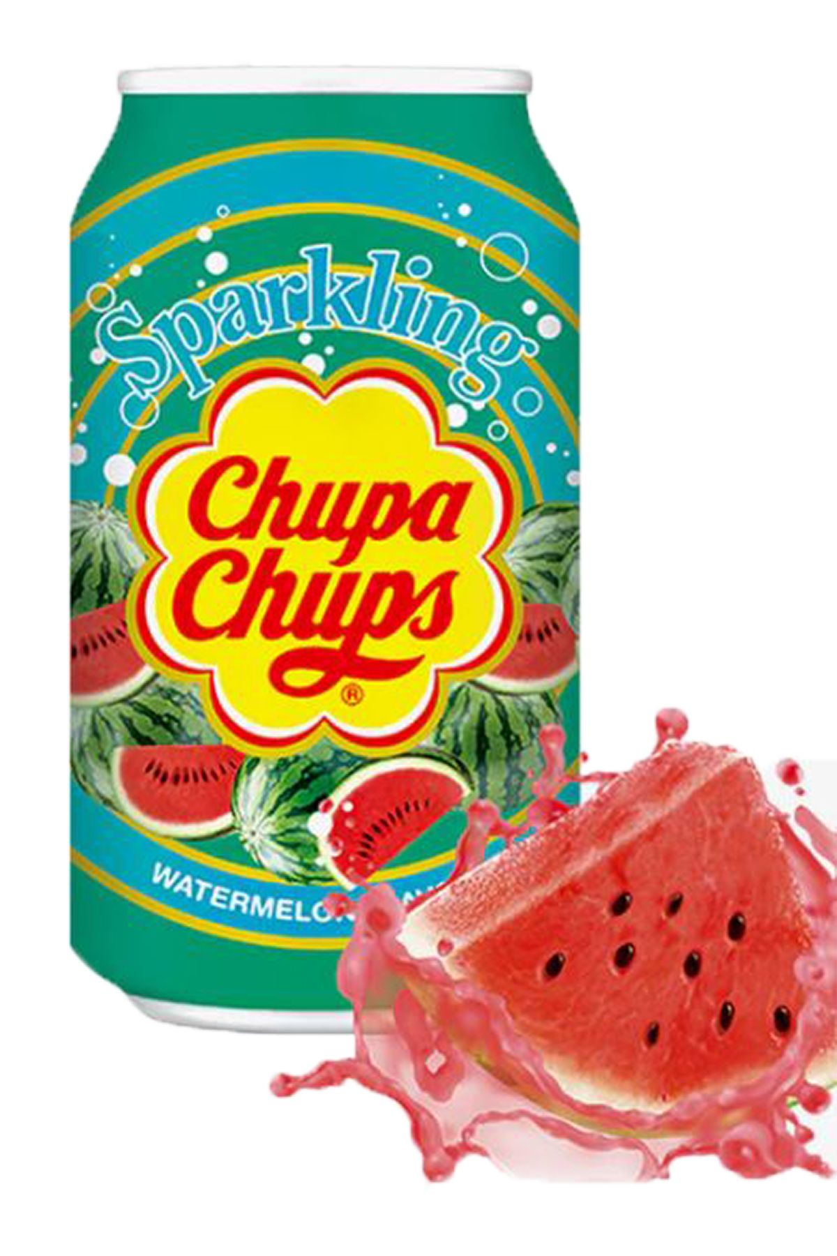 Transmed CHUPA CHUPS SPARKLİNG WATERMELON FLAVOUR 345 ML * 3'LÜ