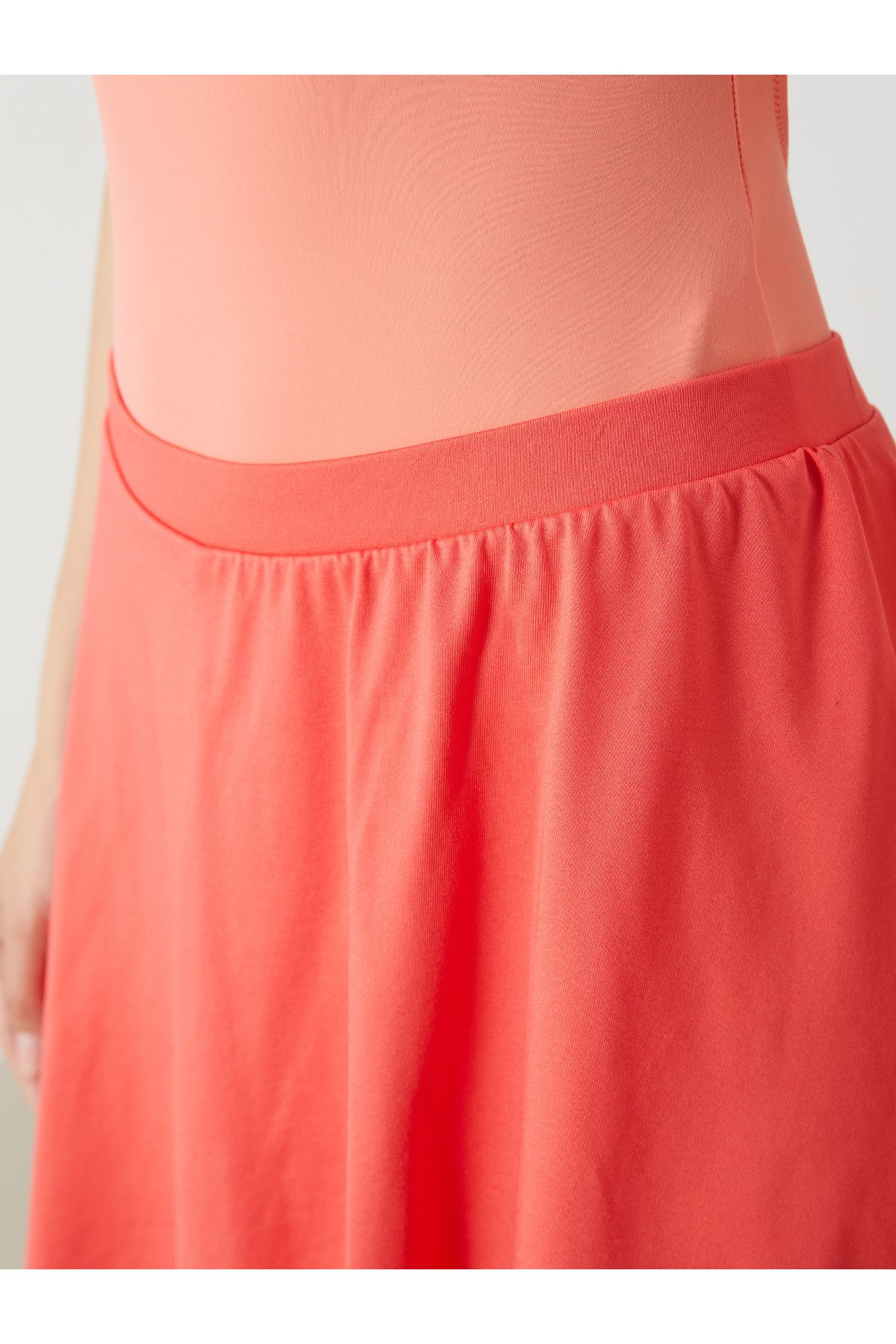 LC Waikiki-Fusta pantaloni scurți de înot pentru femei cu talie elastică 3