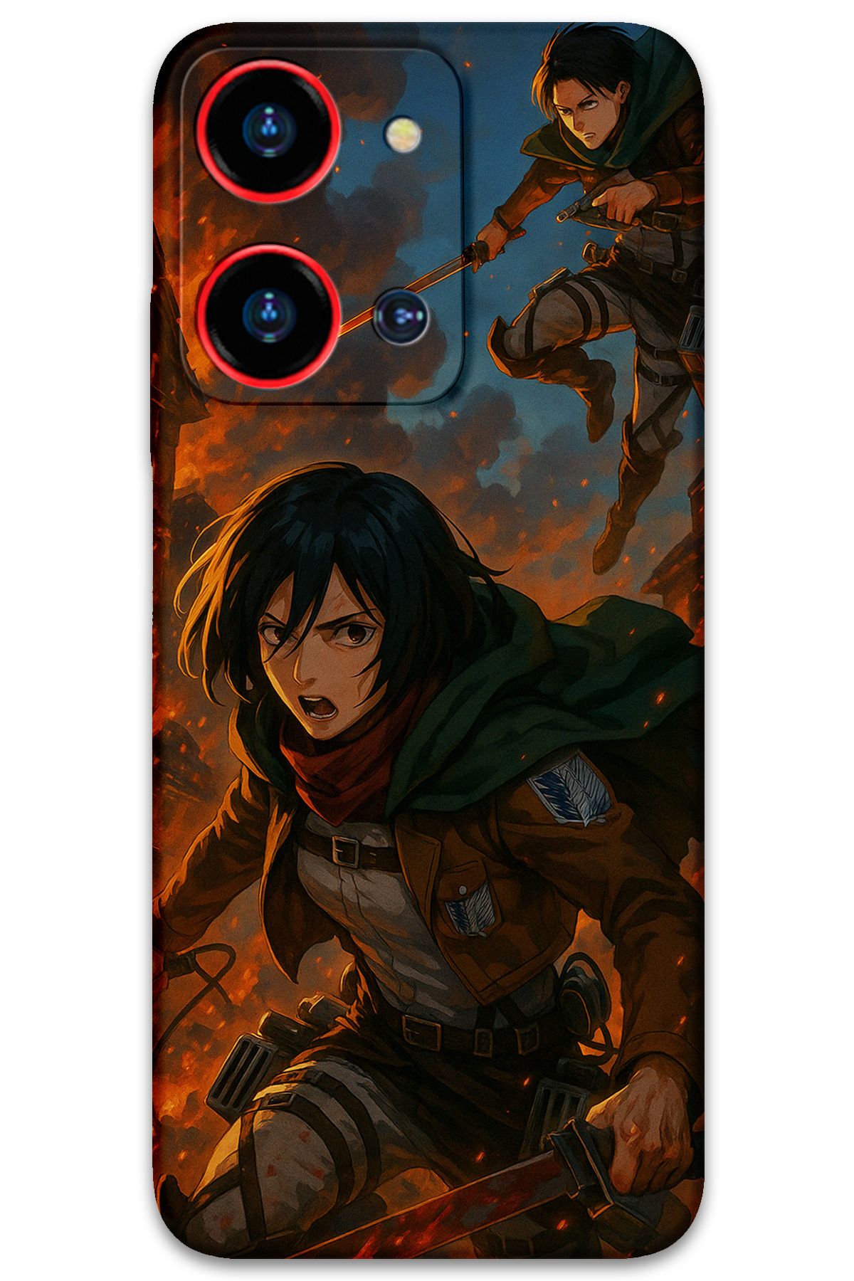 Gramaphone Reeder S19 Max Pro S Zoom Uyumlu Anime Desenli Telefon Kılıfı + Ekran Koruyucu - 5744