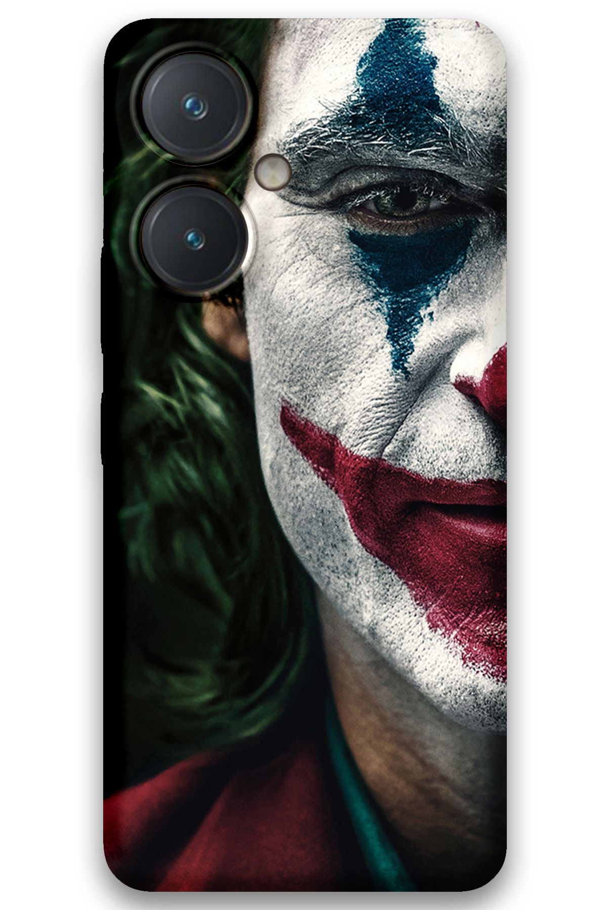 Gramaphone Vivo Y27 Uyumlu Joker Desenli Telefon Kılıfı + Ekran Koruyucu - 5827