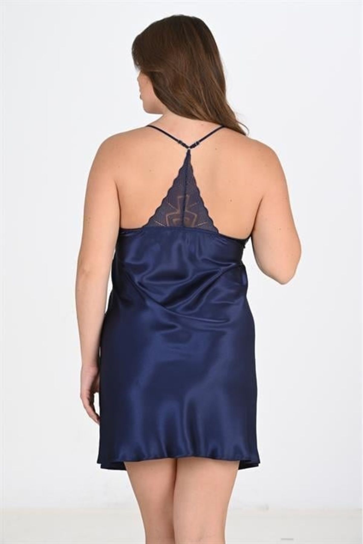Moon wear 2'li Lacivert Sabahlık Takımı Bigsize 6215