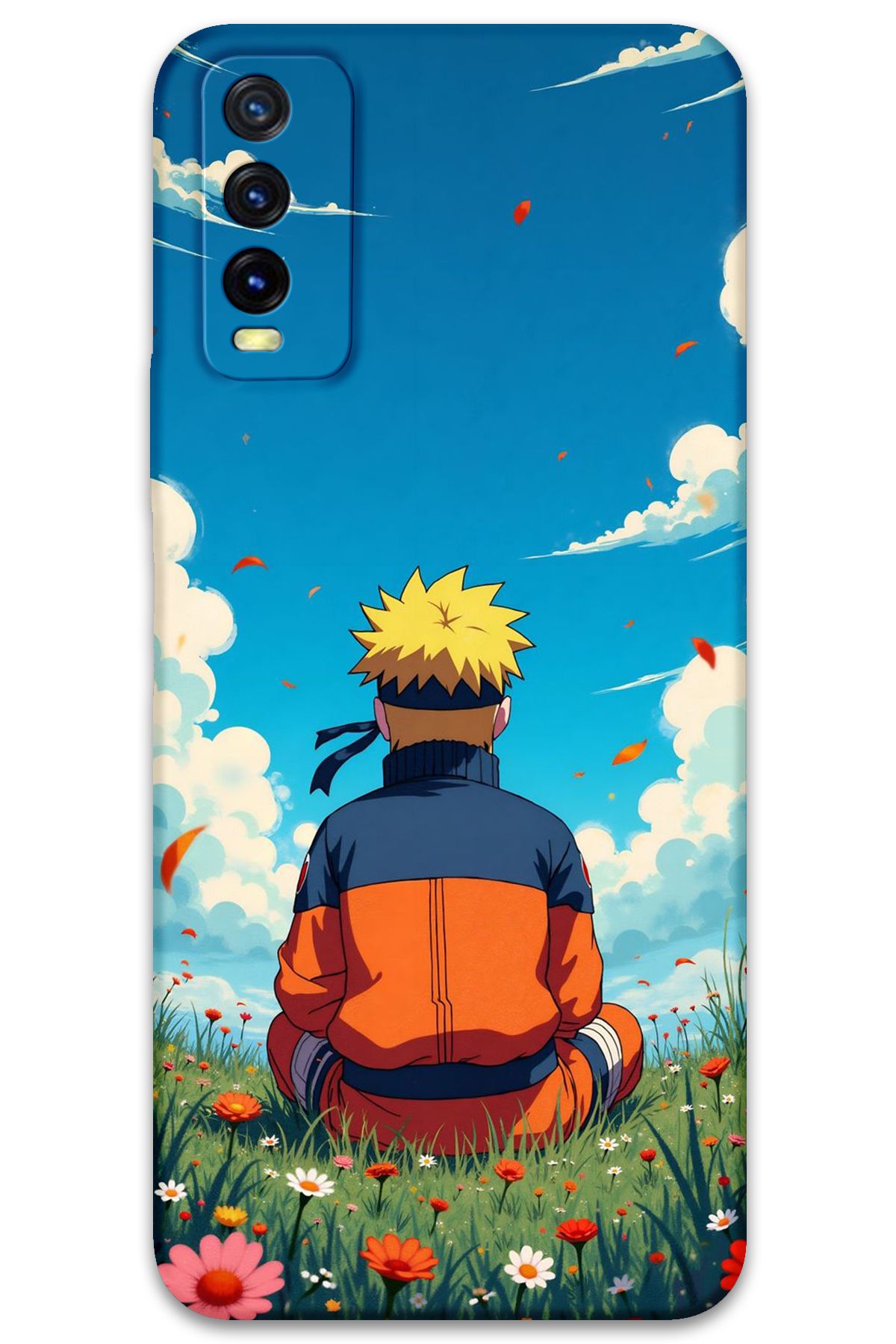 Gramaphone Vivo Y20 Uyumlu Anime Desenli Telefon Kılıfı + Ekran Koruyucu - 5747