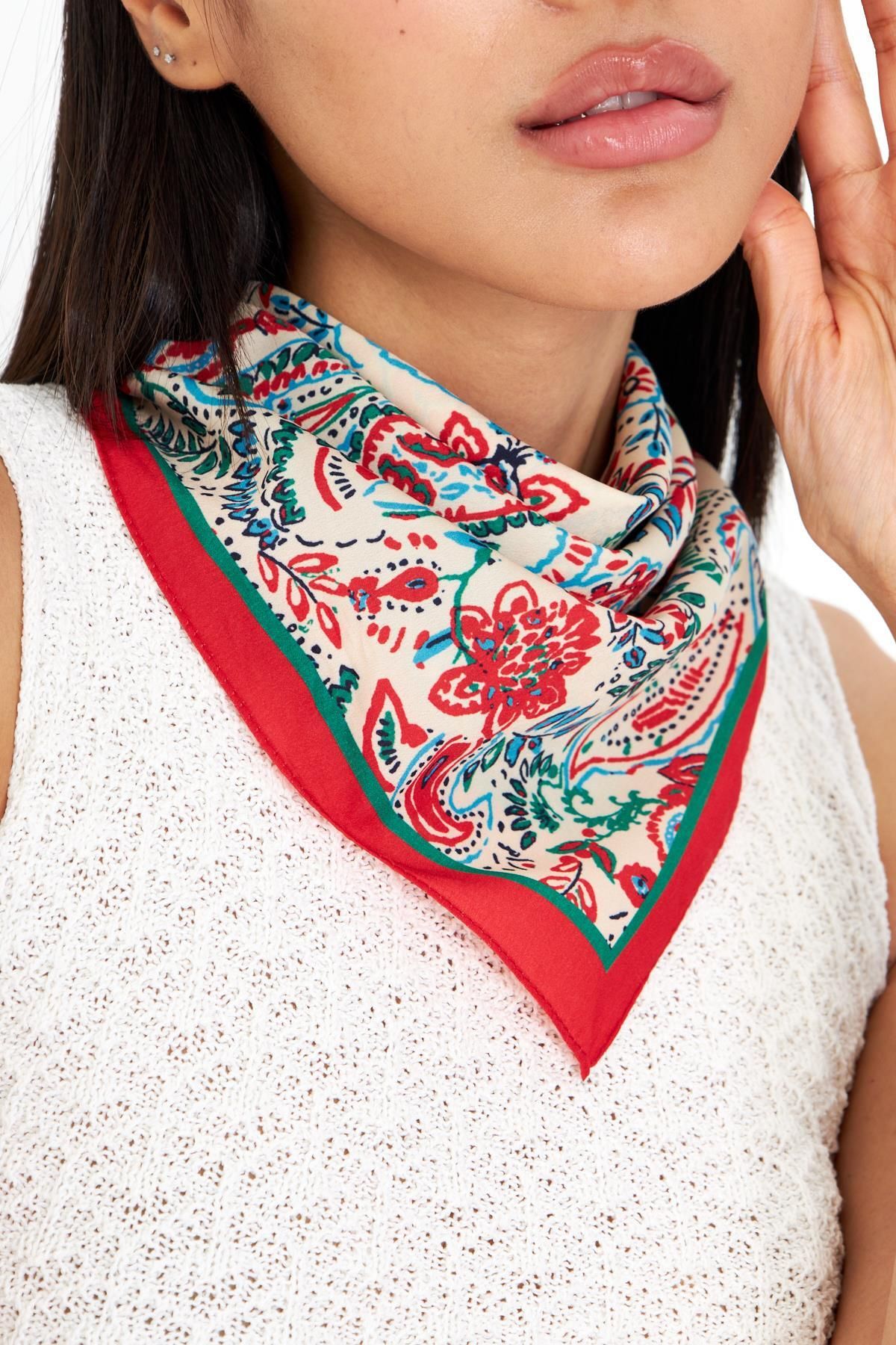 TIFFANY&TOMATO Desenli Bandana Fular