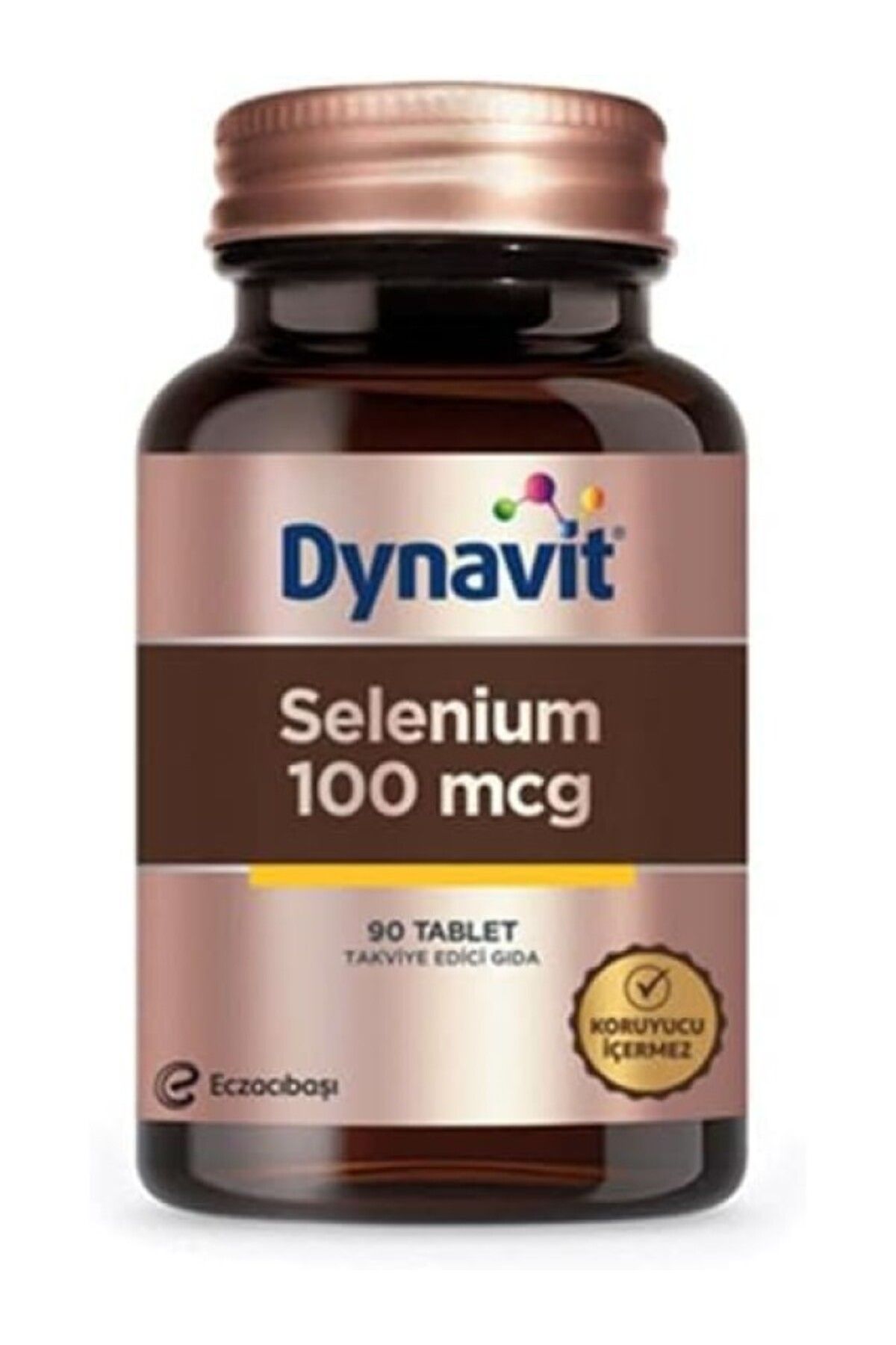 ShopZum Dynavit Selenium 100 Mcg Takviye Edici Gıda 90 Tablet