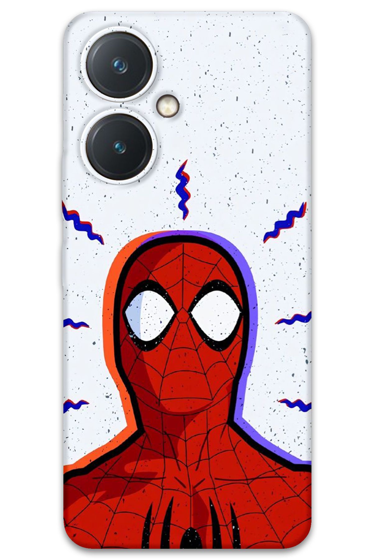 Gramaphone Vivo Y27 Uyumlu Spiderman Desenli Telefon Kılıfı + Ekran Koruyucu - 5830