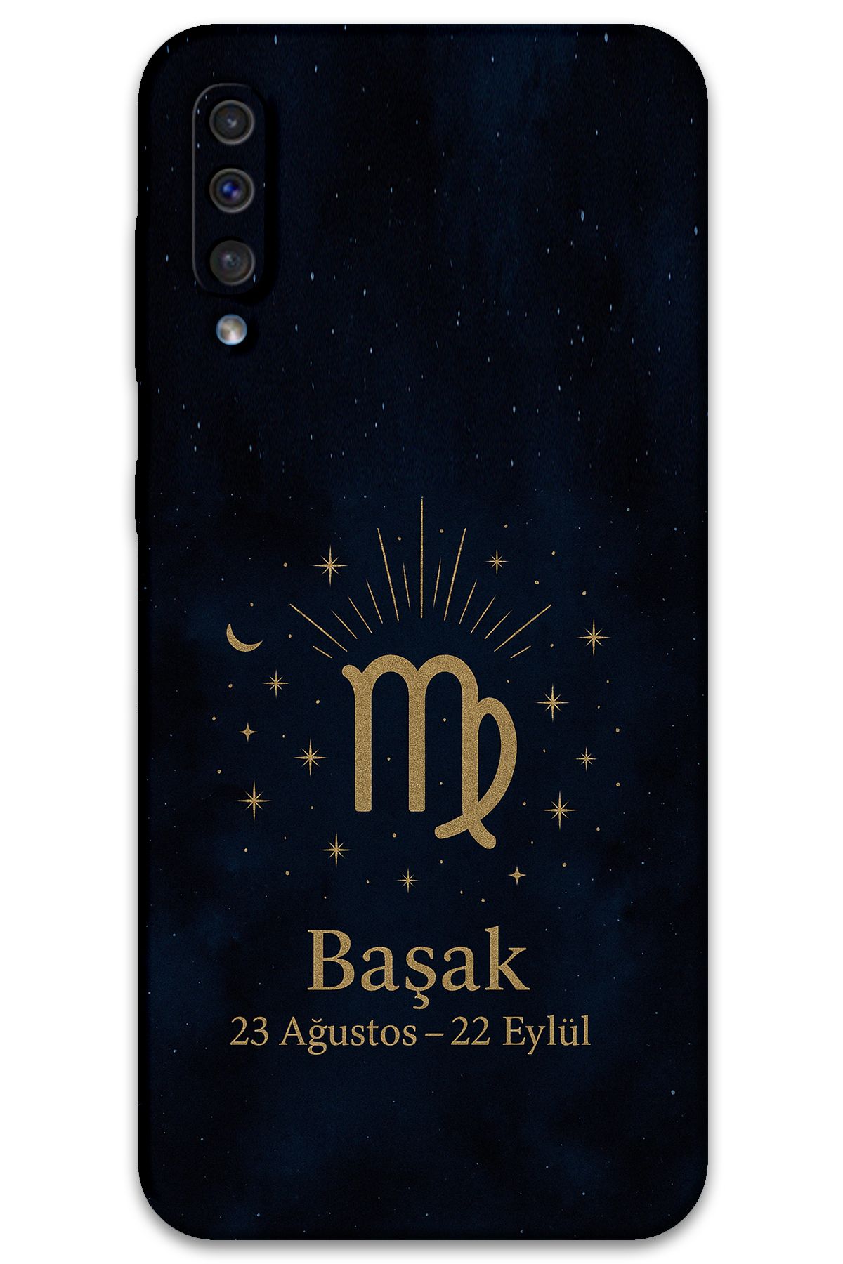 Gramaphone Galaxy A50 Uyumlu Başak Burcu Desenli Telefon Kılıfı + Ekran Koruyucu - 5773