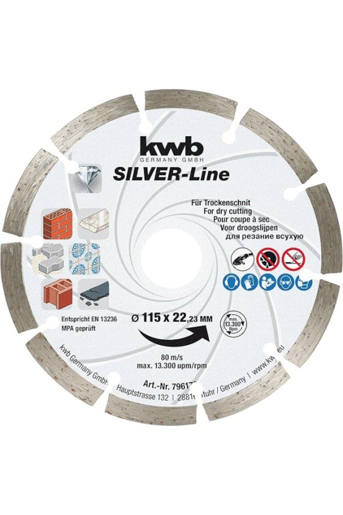 ShopZum Kwb Elmas Kesici Disk 115 Mm - 49796170