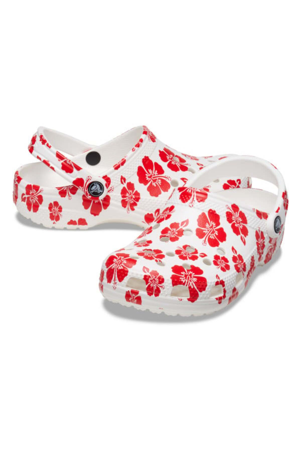Crocs-Classic Retro Resort Clog 41-42 Eu - M8/w10 Us Red - Flame/white 4