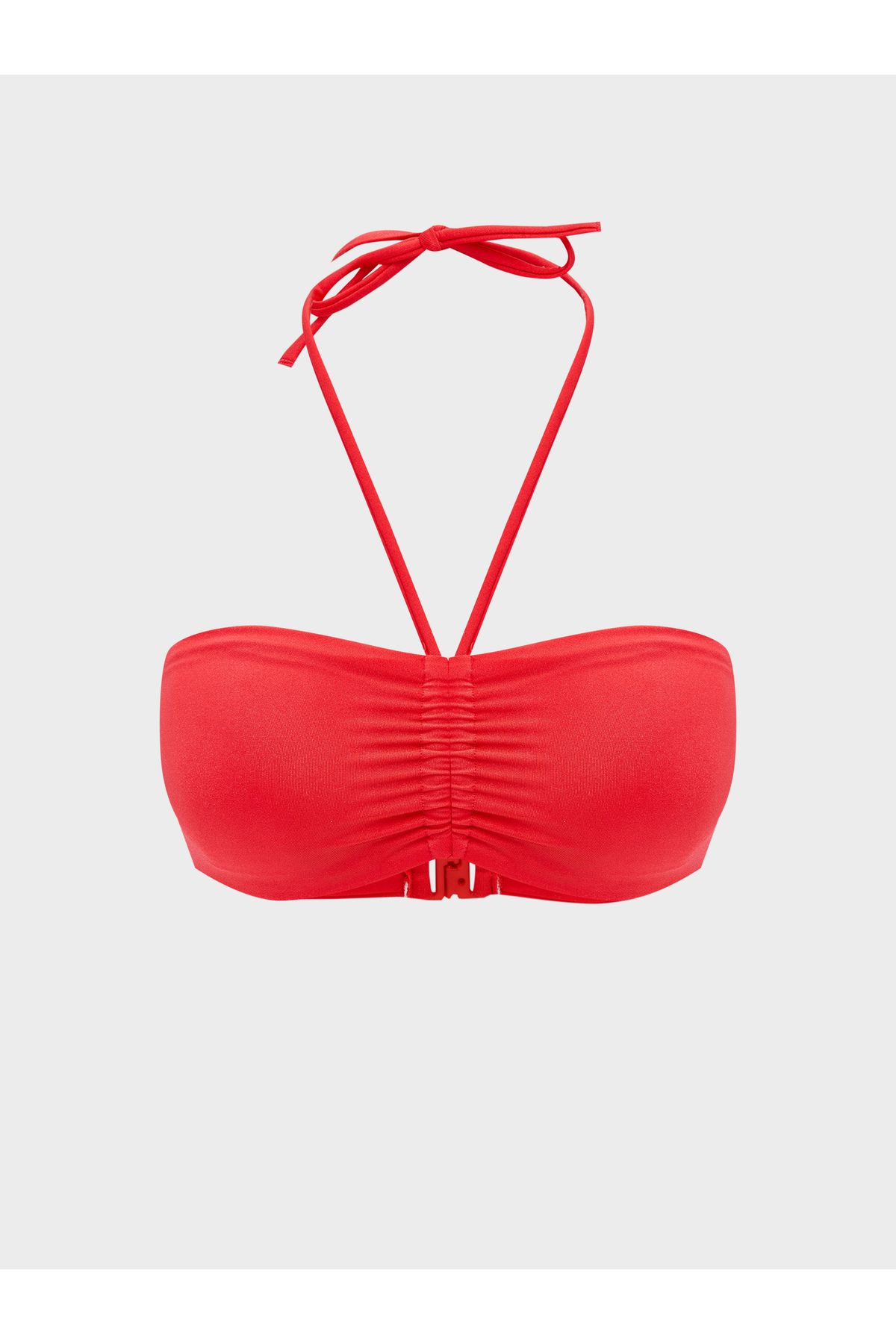 LC Waikiki Çıkarılabilir Pedli Büzgülü Kadın Bikini Üst