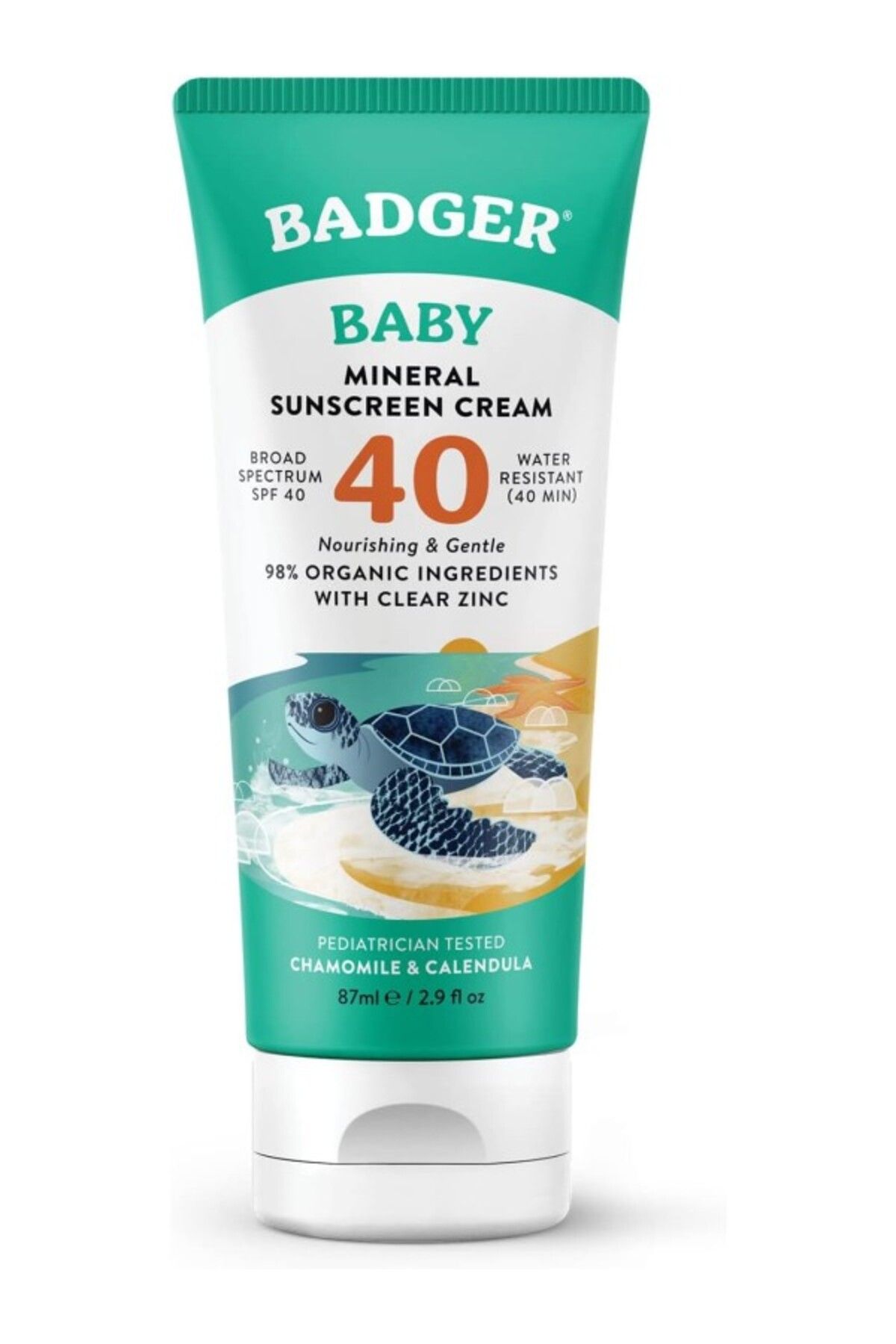 ShopZum Badger Clear Zinc Kids Spf40+ Güneş Kremi 87 Ml