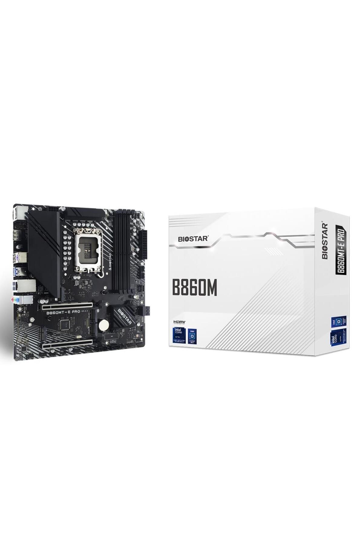 Biostar B860MT-E PRO 8000MHz DDR5 mATX 1851p Anakart
