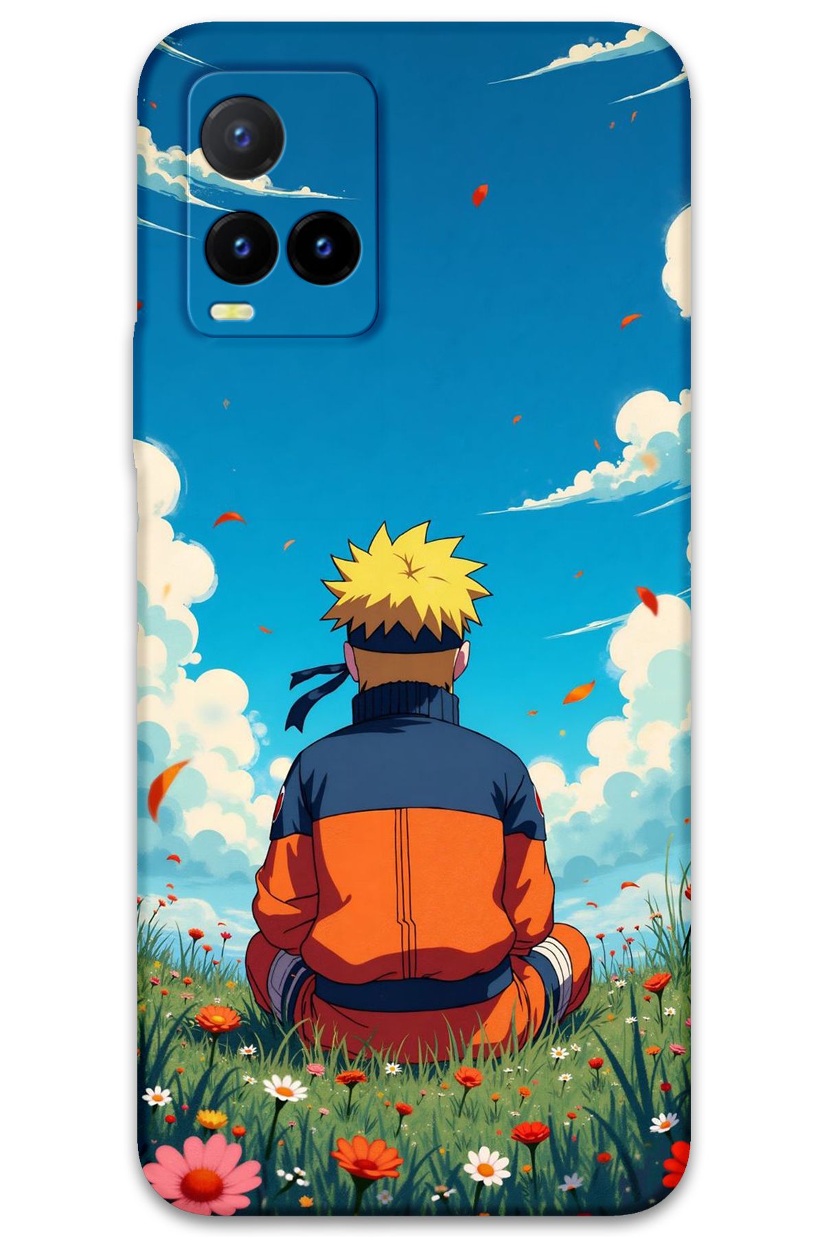 Gramaphone Vivo Y21s Uyumlu Anime Desenli Telefon Kılıfı + Ekran Koruyucu - 5747
