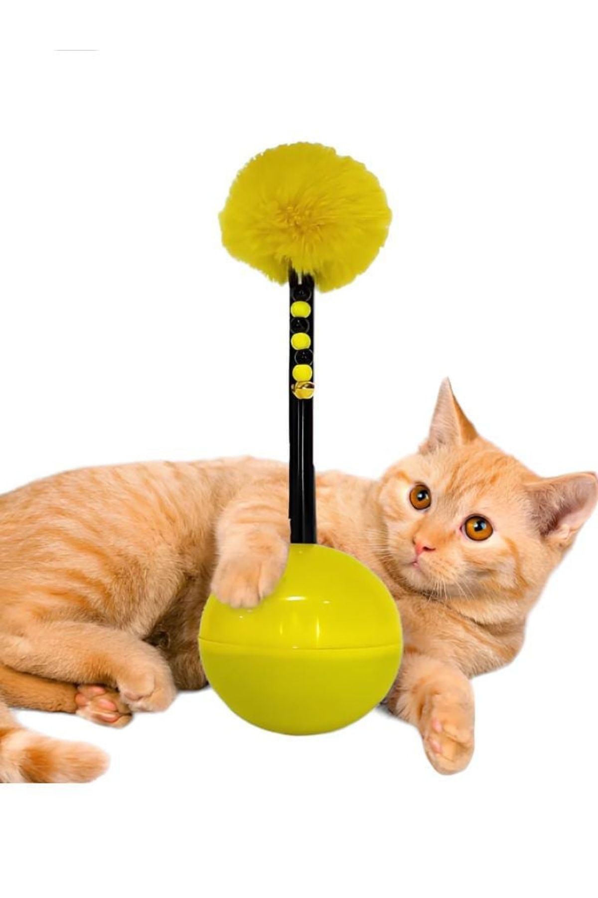 sevgipet Büyük Boy Hacıyatmaz Kedi Oyuncağı |karışık Renk|