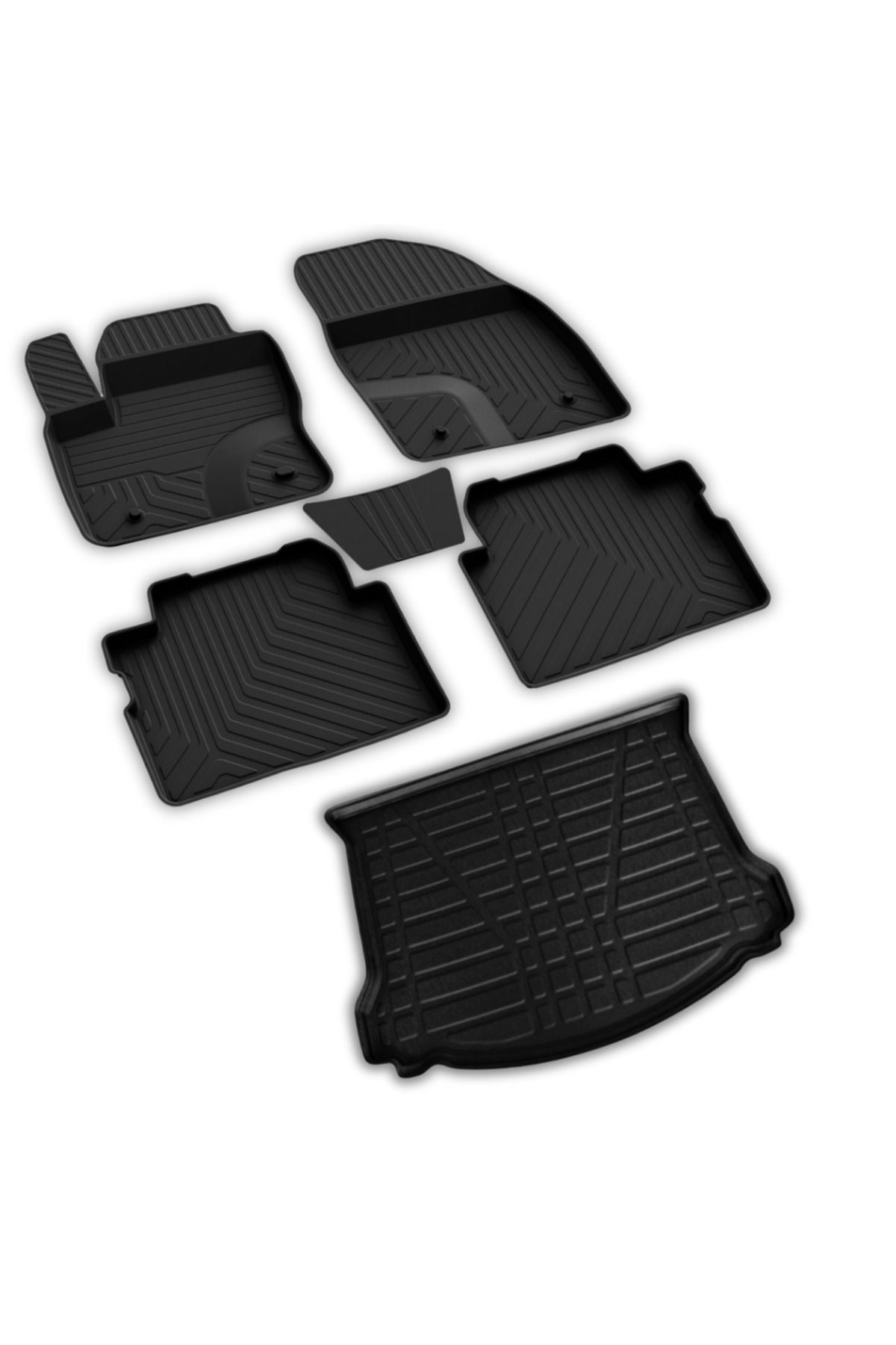 ferrous autoaccessories Ford Kuga 1 Ferrous 4D Paspas ve 3D Bagaj Havuzu 2008 2012