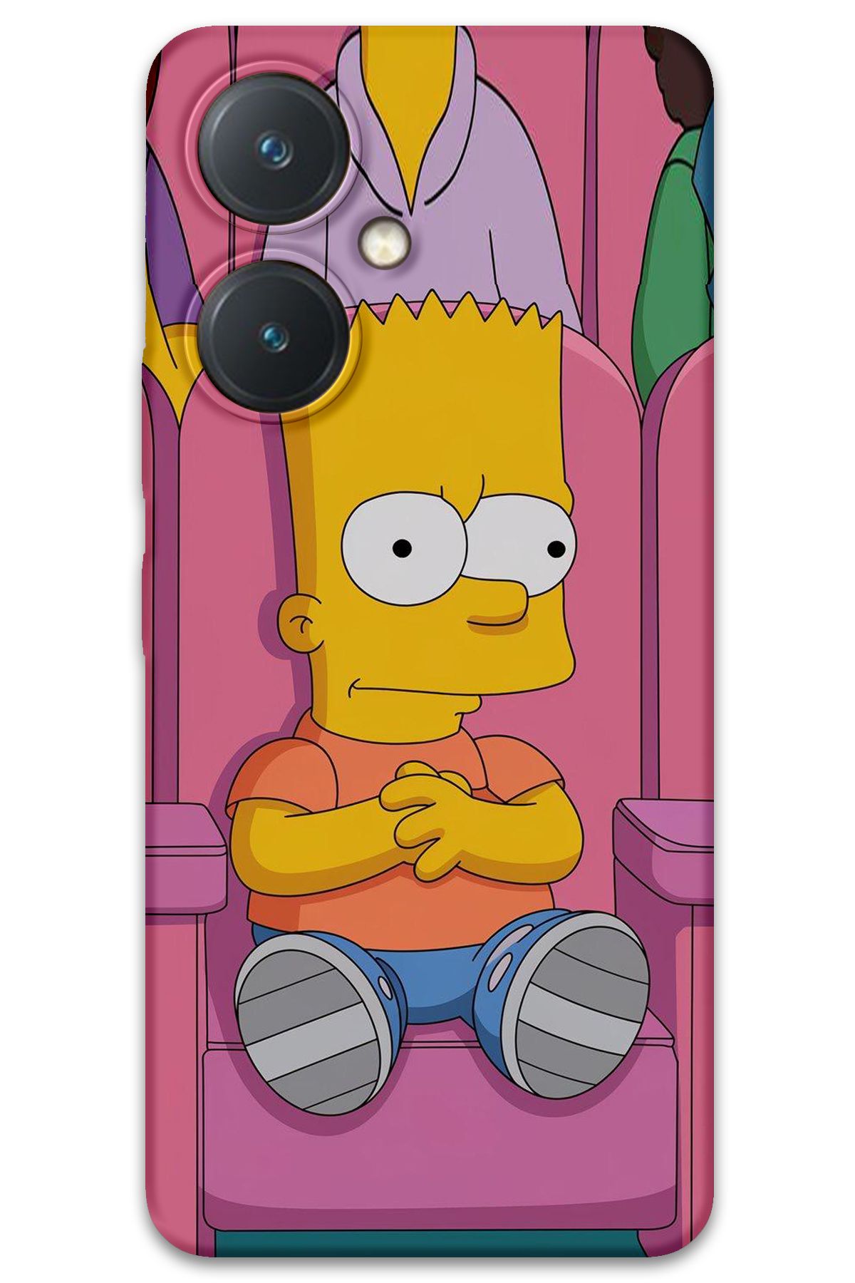 Gramaphone Vivo Y27 Uyumlu Çizgi Film Desenli Telefon Kılıfı + Ekran Koruyucu - 5820