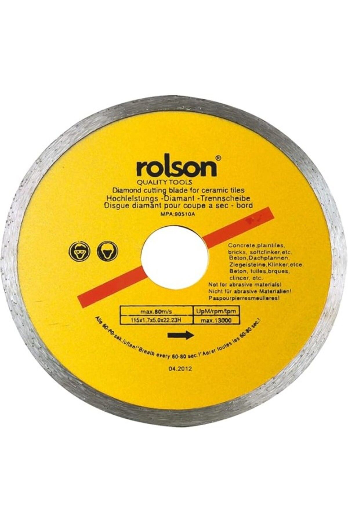 ShopZum 24864 115 Mm Ceramic Tile Blade