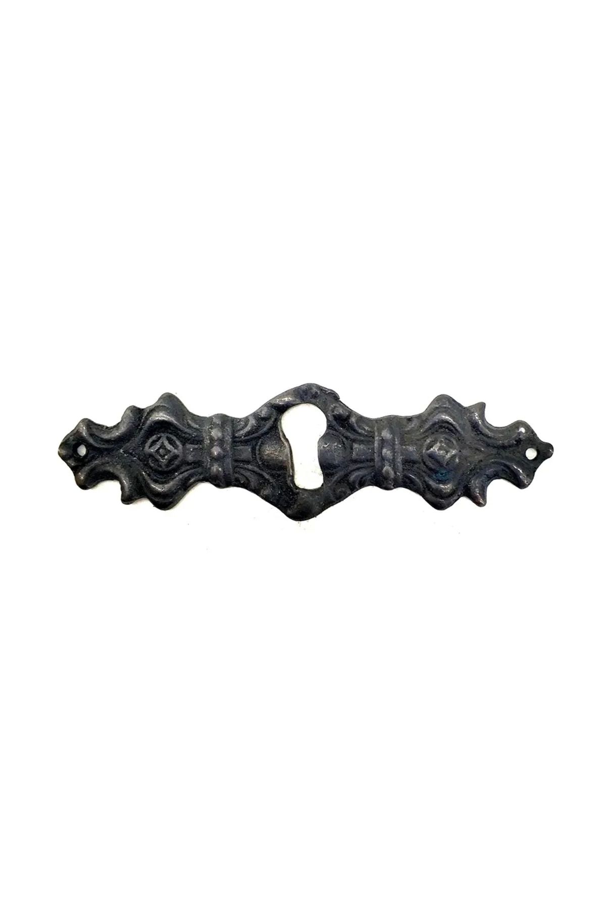 thebestnzm Antika Tarz Dekoratif Pirinç Anahtar Ağızlığı - 28x104mm, Oksit