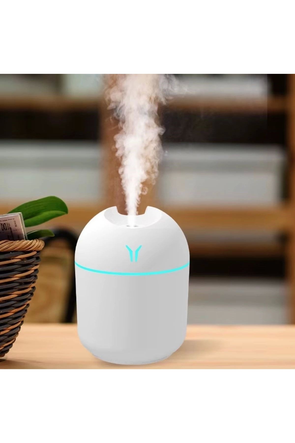 Moon Işıklı Kuru Havayı Azaltan Ve Aromaterapi Deneyimi Sunan Hava Ve Oda Nemlendirici
