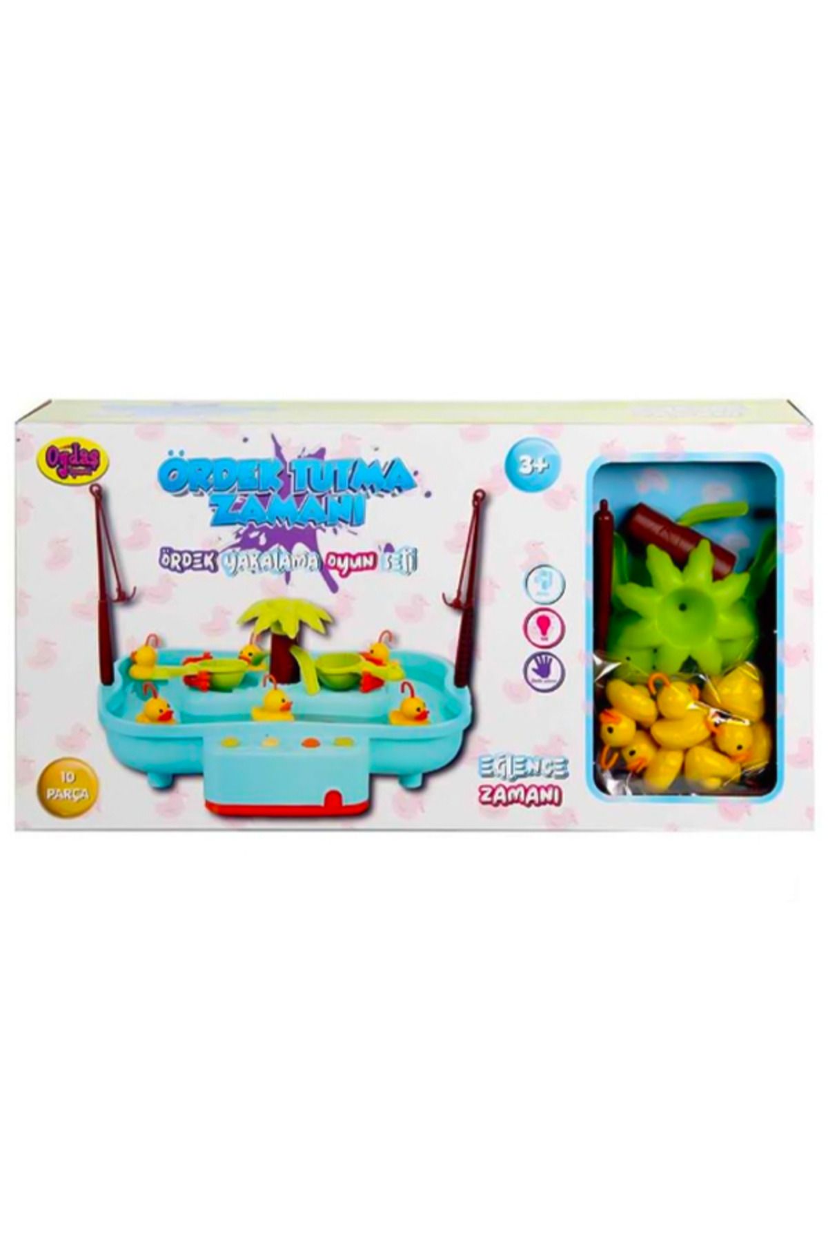 oydaş oyuncak Pilli Havuzlu Ördek Yakalama Oyunu Turkuaz 02606