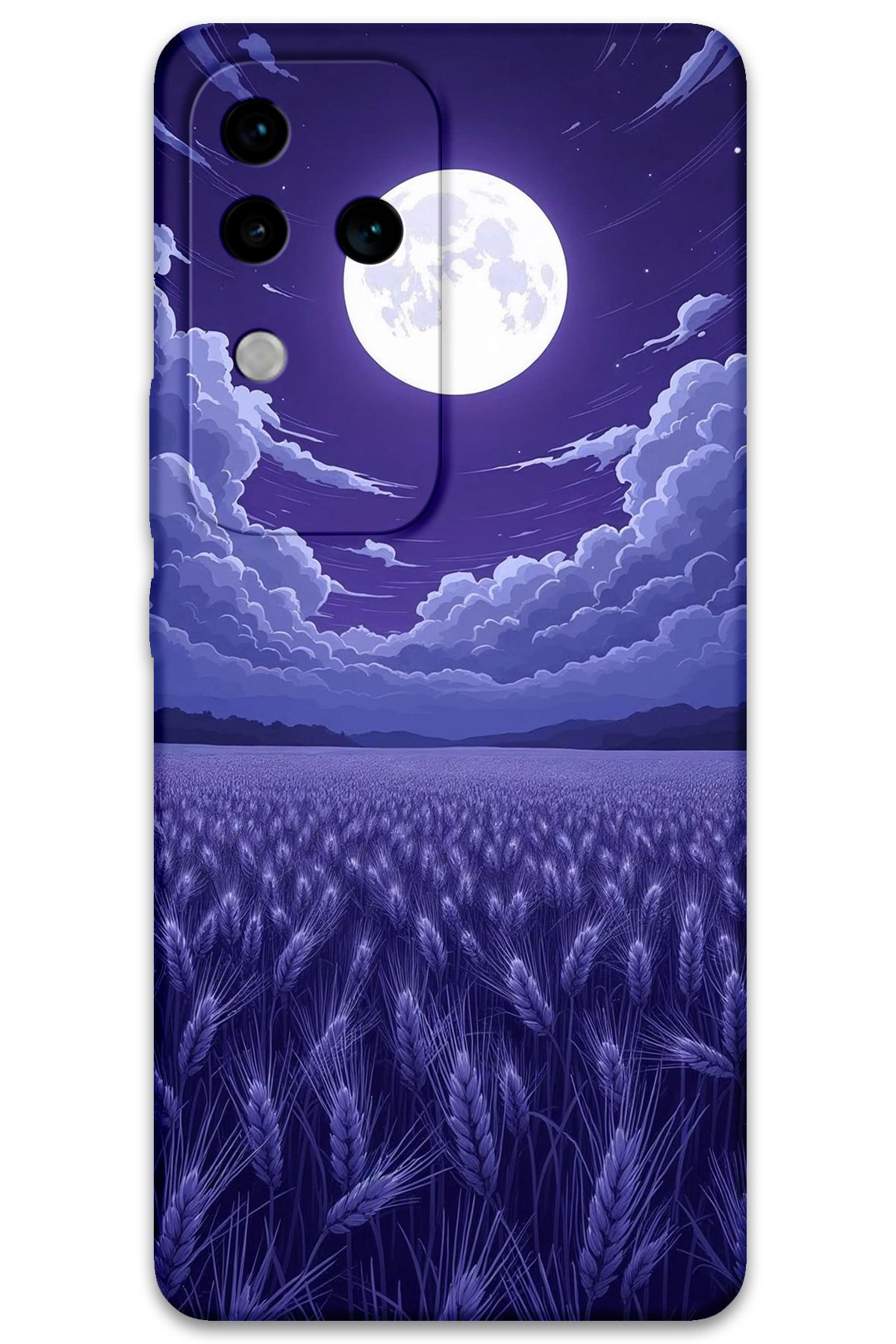 Gramaphone Vivo V30 Uyumlu Çiçek Desenli Telefon Kılıfı + Ekran Koruyucu - 5797