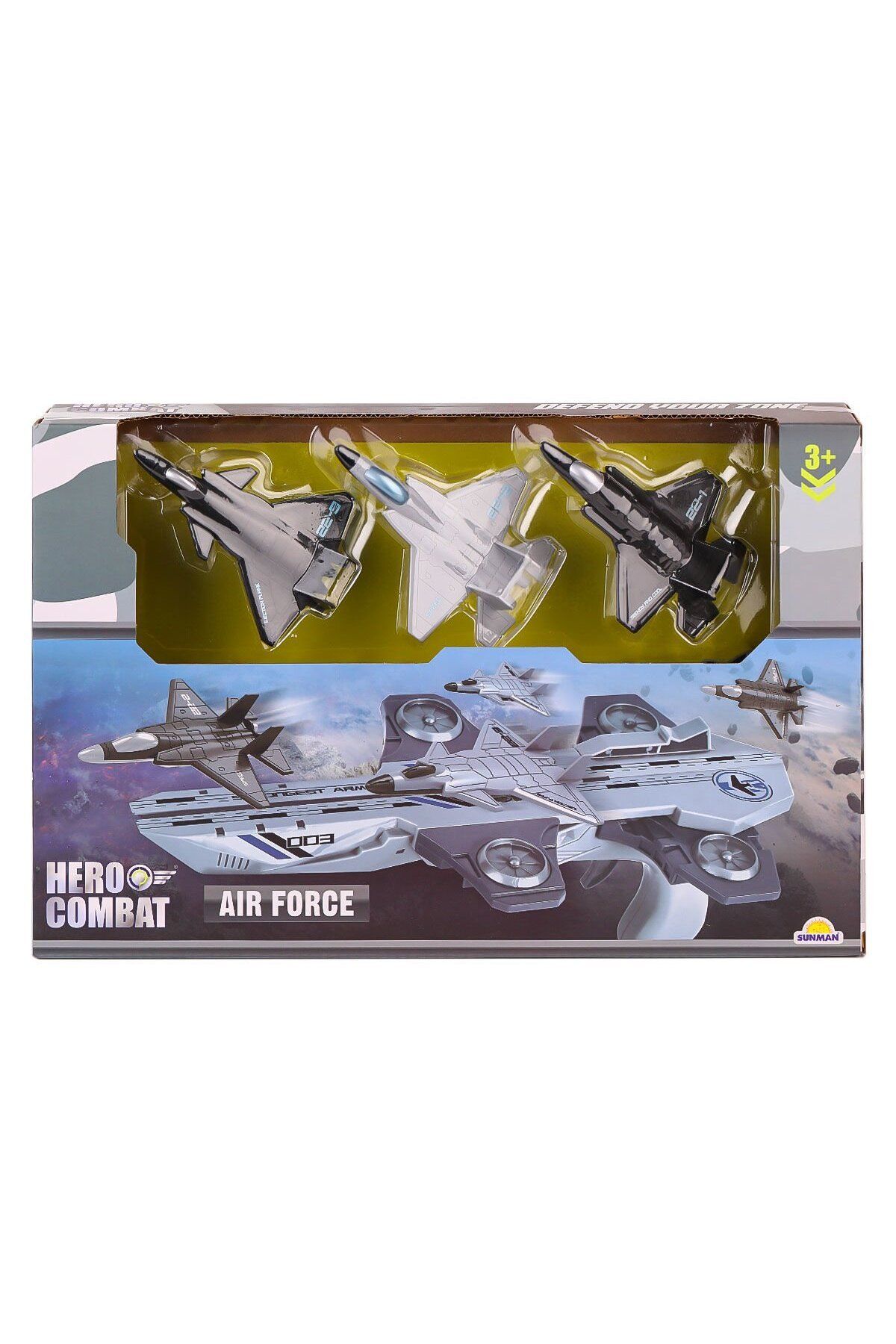 Sunman 4297 Askeri Uçak Taşıyıcı Fırlatıcı Oyun Seti -Sunman