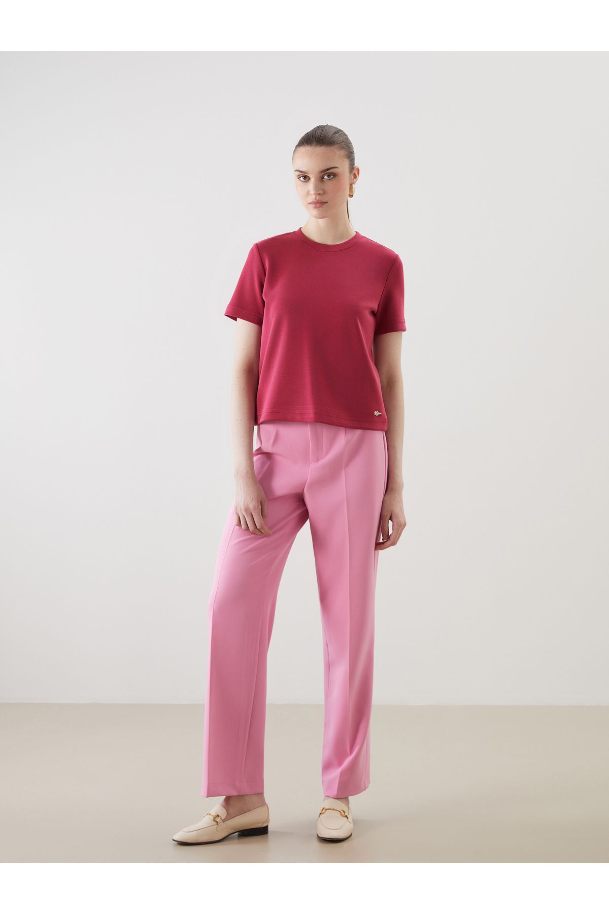 LC Waikiki Standart Fit Geniş Paça Kadın Pantolon