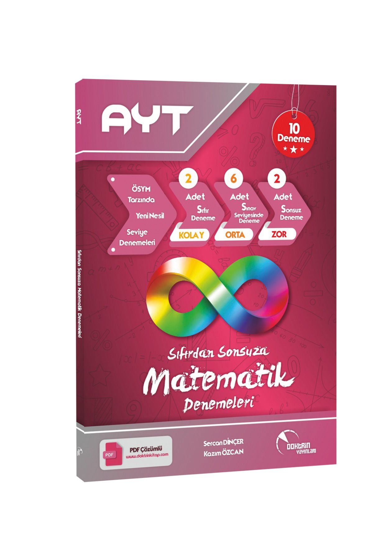 Doktrin Yayınları Sıfırdan Sonsuza Ayt Matematik 40x10 Deneme