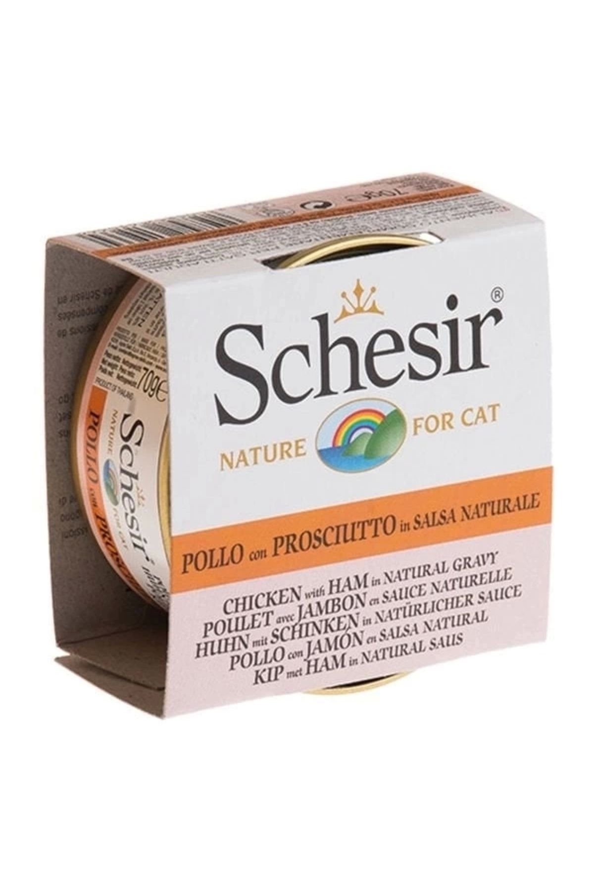thebestnzm Schesir Tavuk ve Karidesli Naturel Konserve Kedi Maması 70 Gr