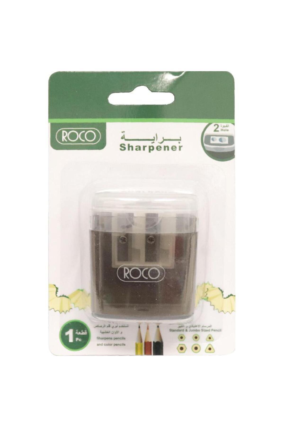 Roco-Pocket Sharpener – 2 Holes, Black 1