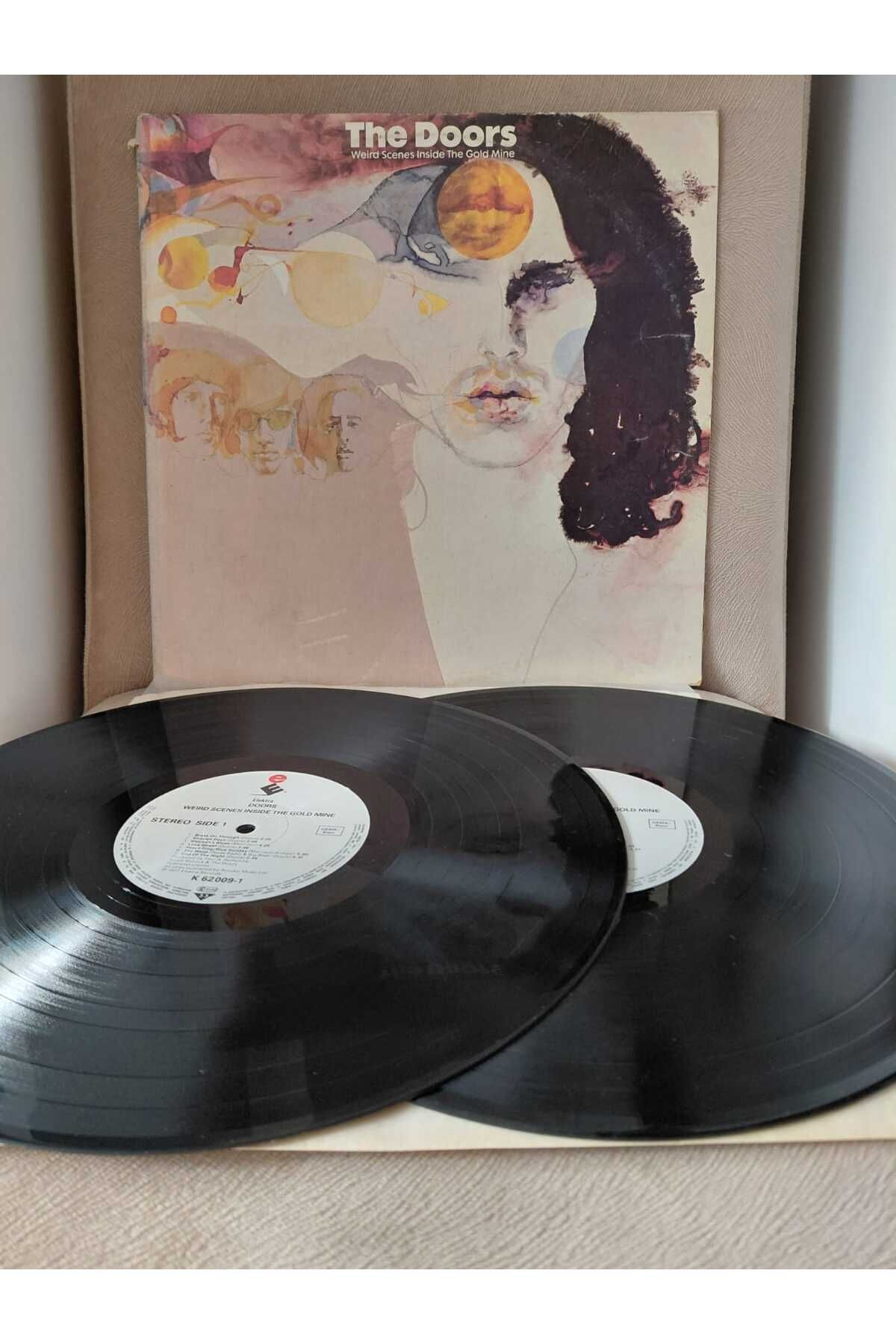 Plakperest The Doors – Weird Scenes Inside The Gold Mine - 1972 Almanya Basım Double LP Plak Albüm-2.el