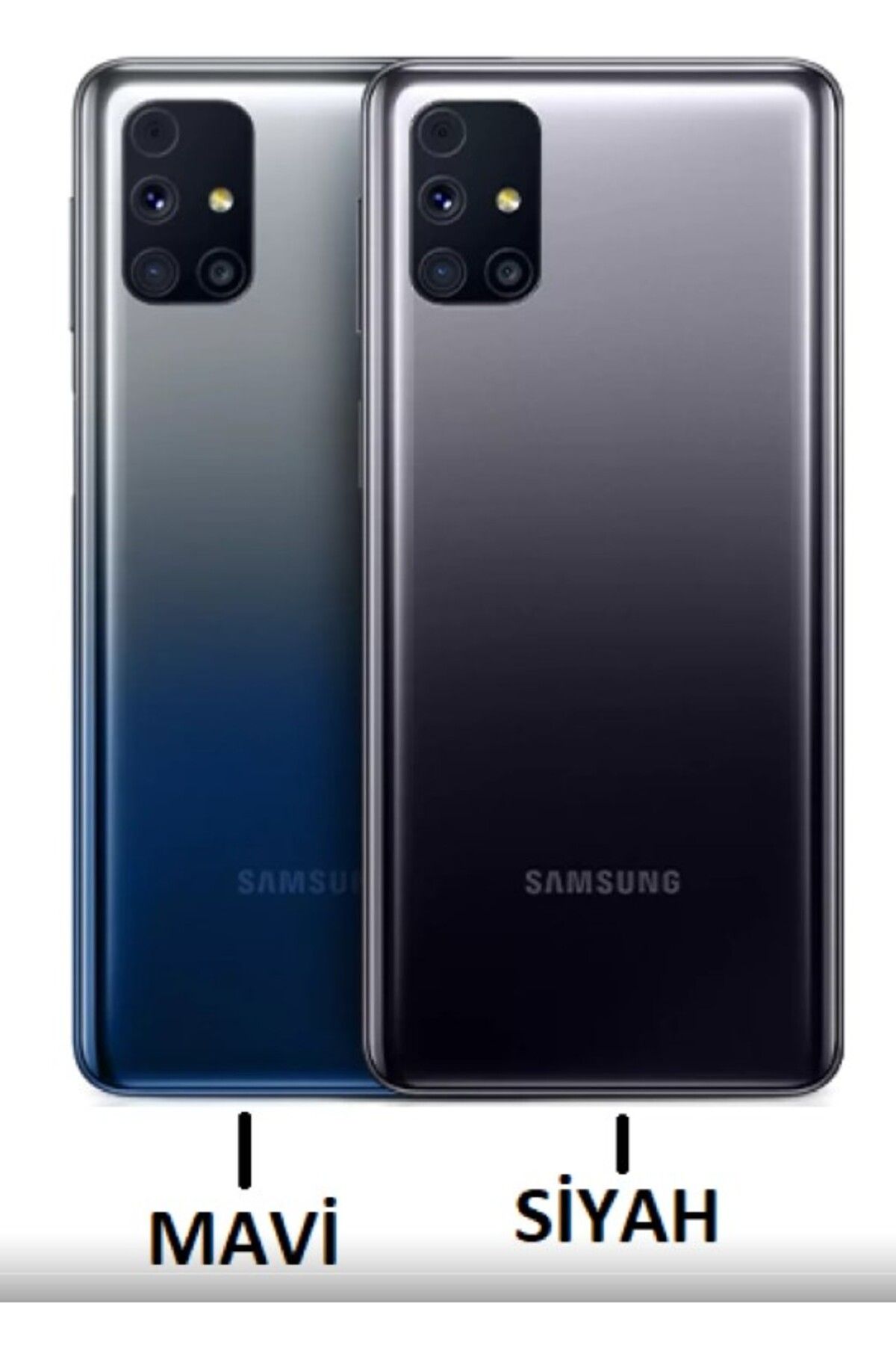 Asia Samsung M317F Galaxy M31s Arka Kapak Pil Kapağı Siyah