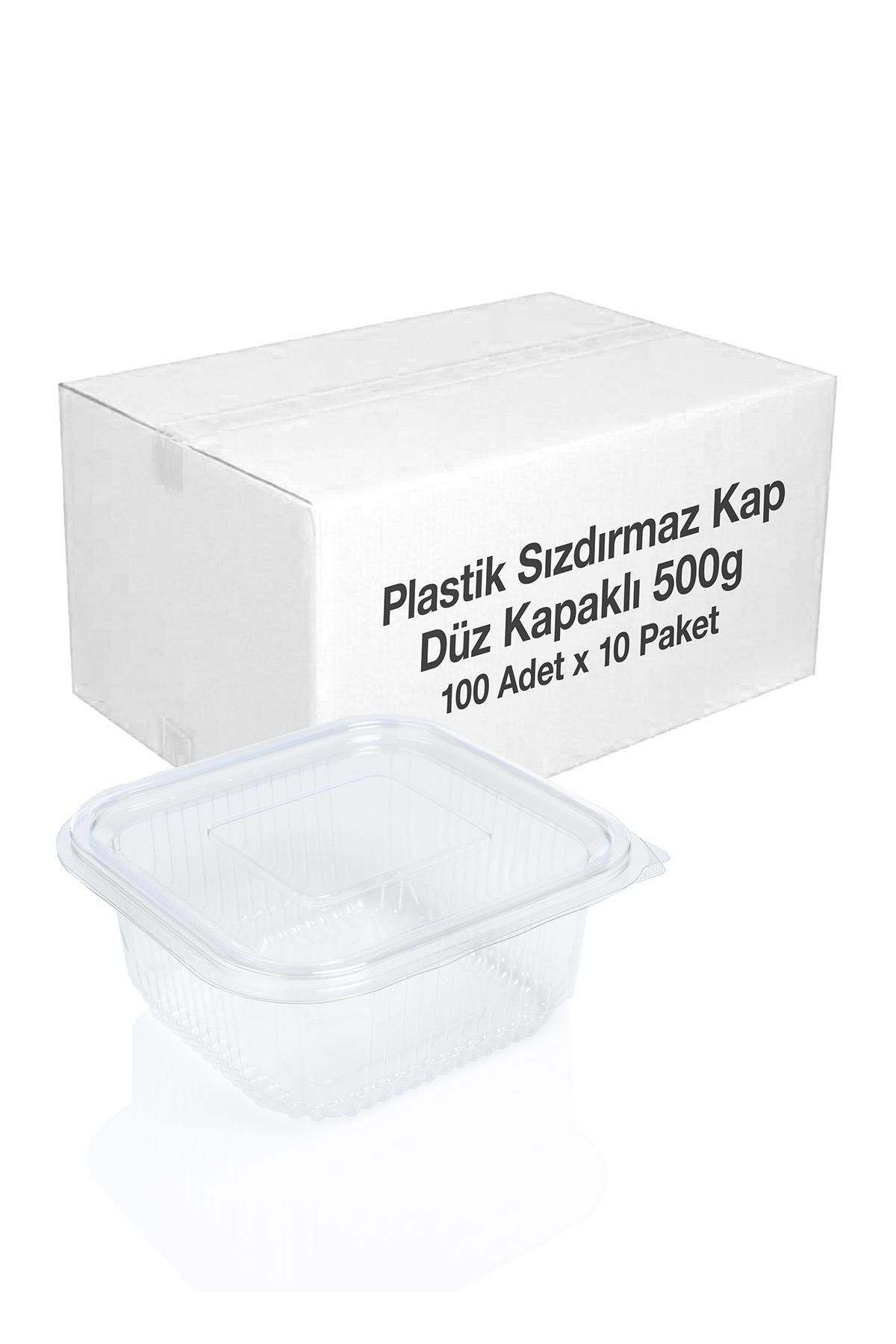 supertrend Süpertrend Sızdırmaz Kendinden Kapaklı Plastik Kap 500 Gr 100 Adet X 10 Paket-koli