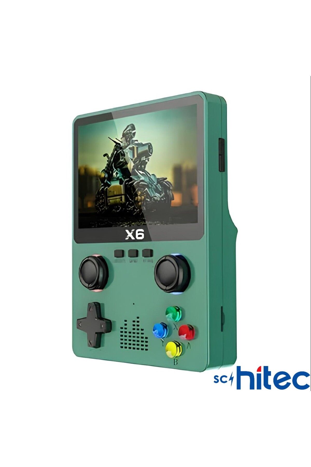 schitec X6 3.5inç IPS Ekran Taşınabilir Retro El Atari Oyun Konsolu 10000 Oyunlu Tv Bağlanan 32Gb Ye