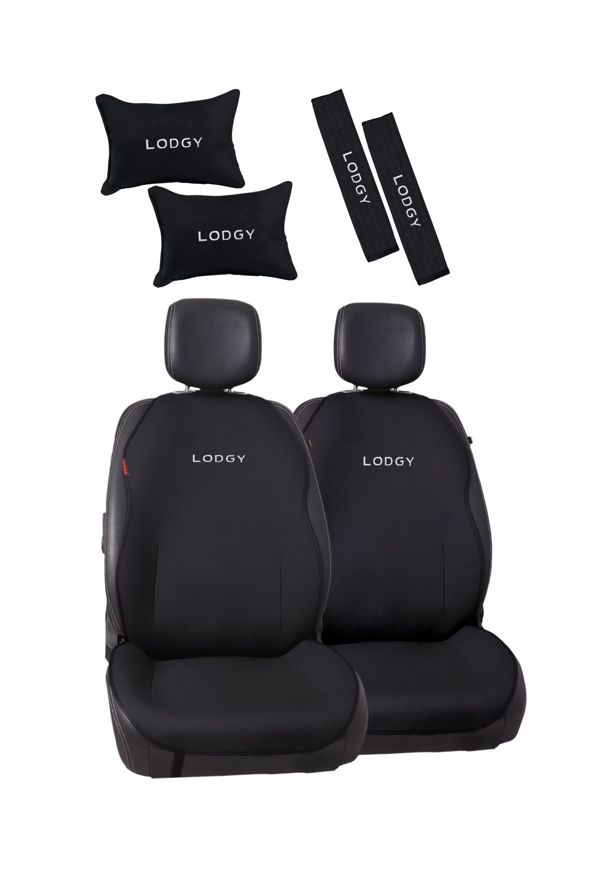 otomind Dacia Lodgy Nakışlı Dokuma Oto Minder ve Konfor Seti