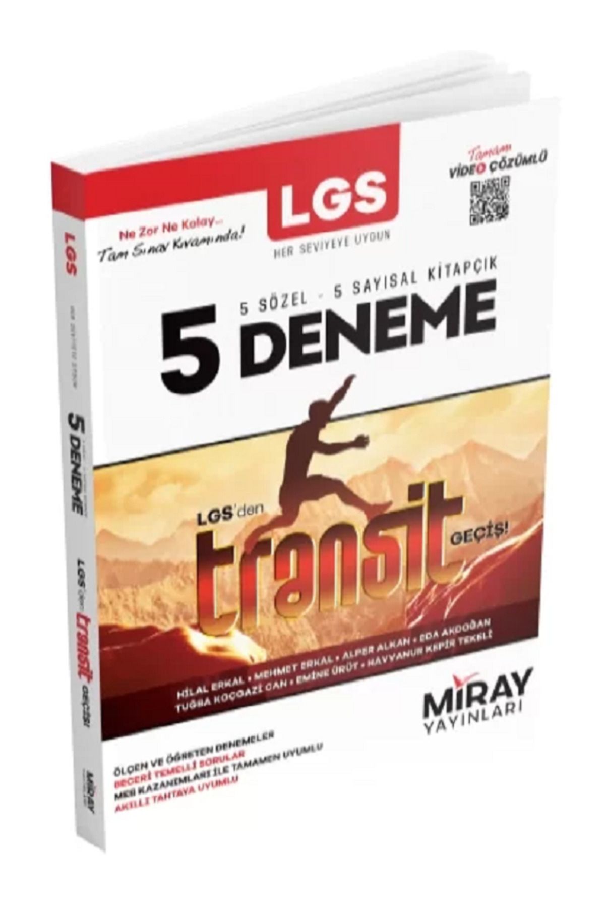 Evrensel İletişim Yayınları 8.Sınıf LGS Miray Yay. 5'Li Transit Deneme Seti / Ne Zor Ne Kolay Tam Sınav Kıvamında / SözelSayısal