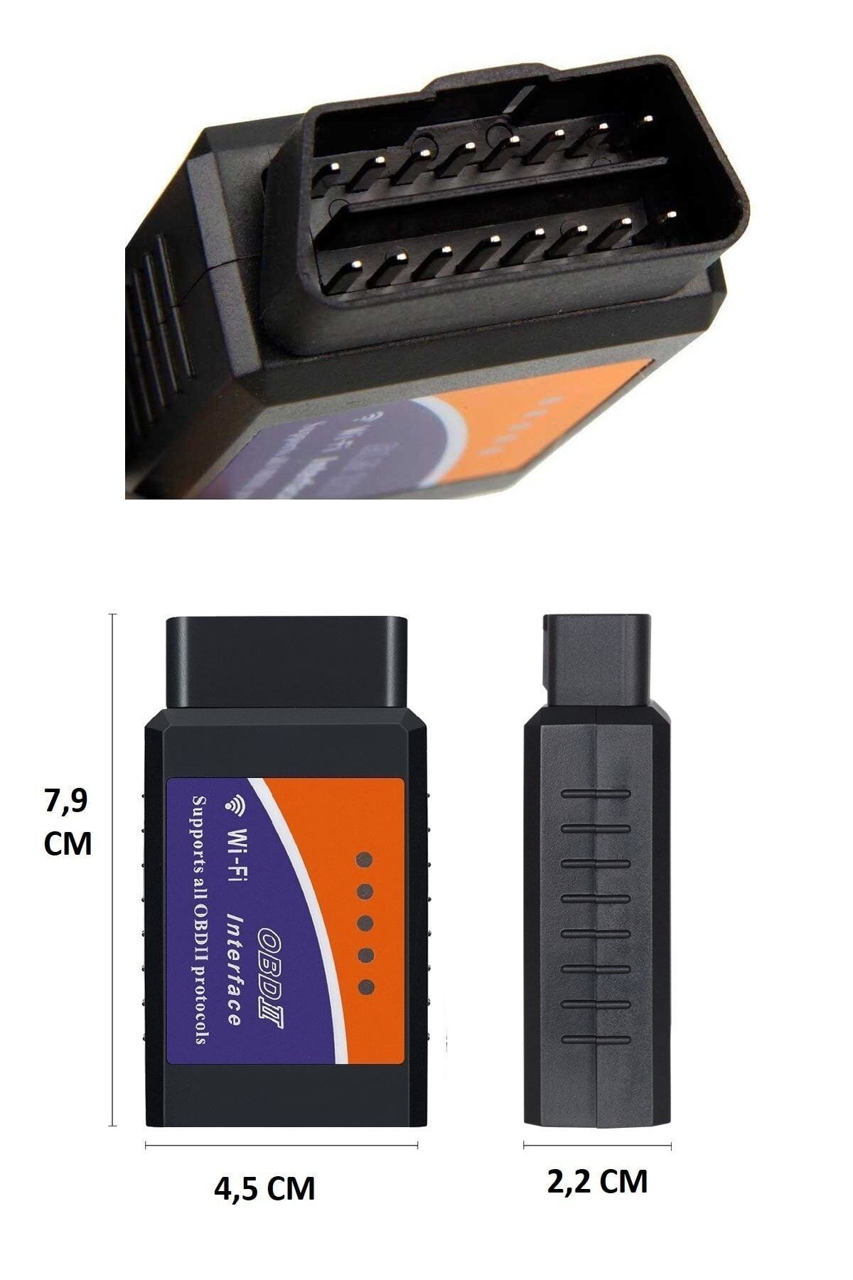 vgate icar Wifi Bağlantılı Araç Arıza Tespit Cihazı Obd-II iPhone iPad