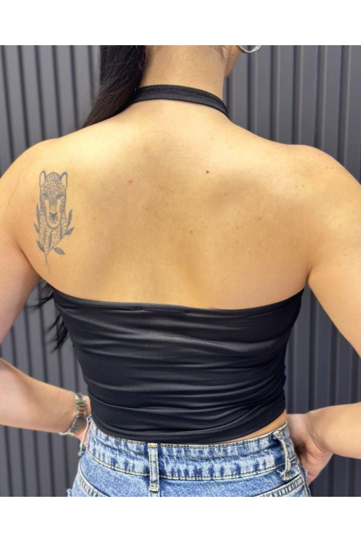 ocke CROP BOYUNDAN GEÇMELİ CROP