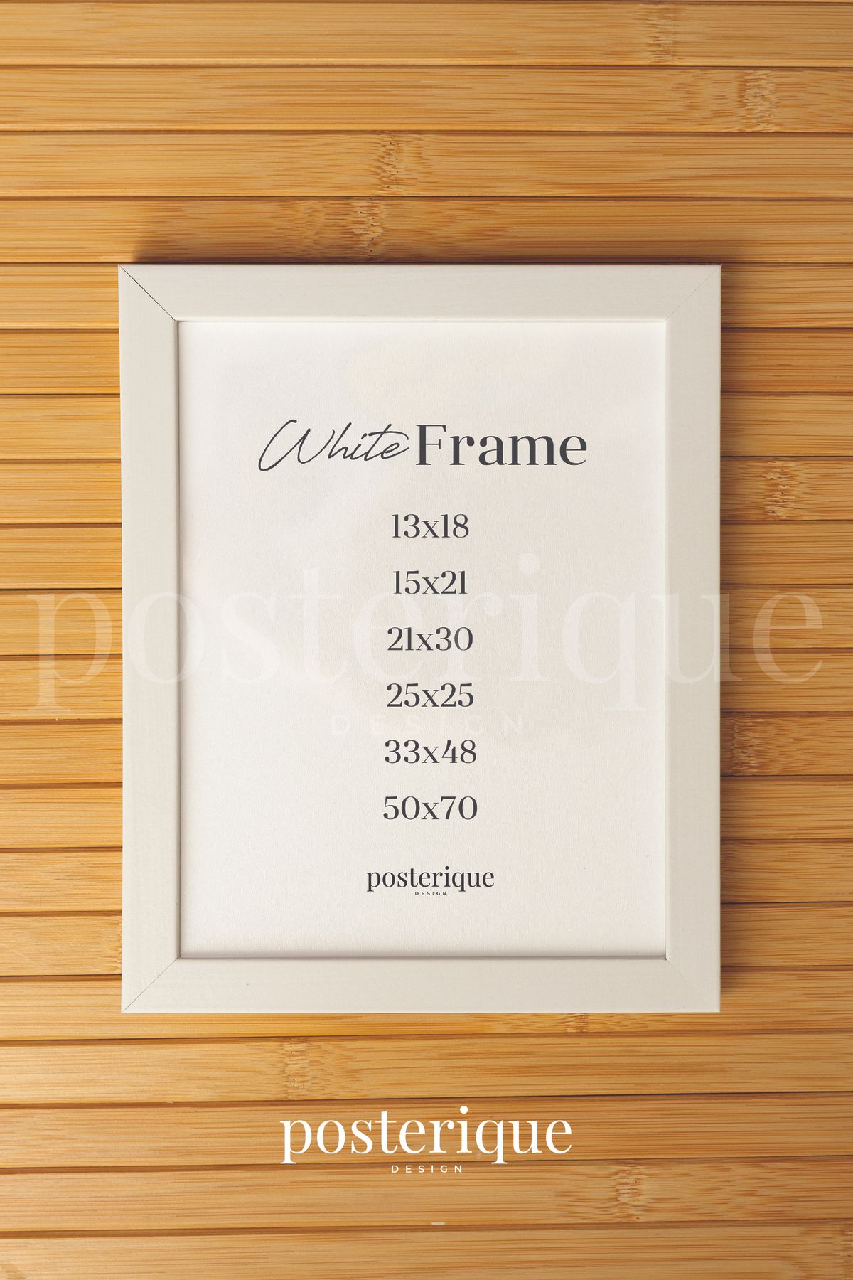 posterique Ahşap Çerçeve Boş Çerçeve Postersiz Çerçeve Boş Tablo Boş Çerçeve