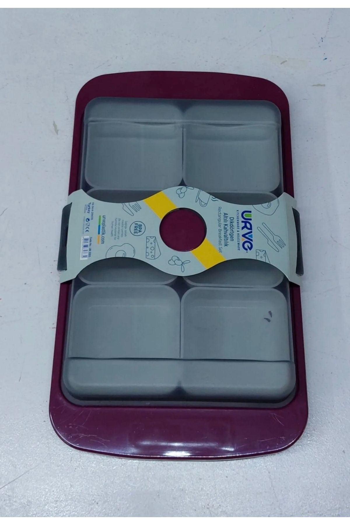 heybecollection Dikdörtgen 6'Lı Kahvaltılık